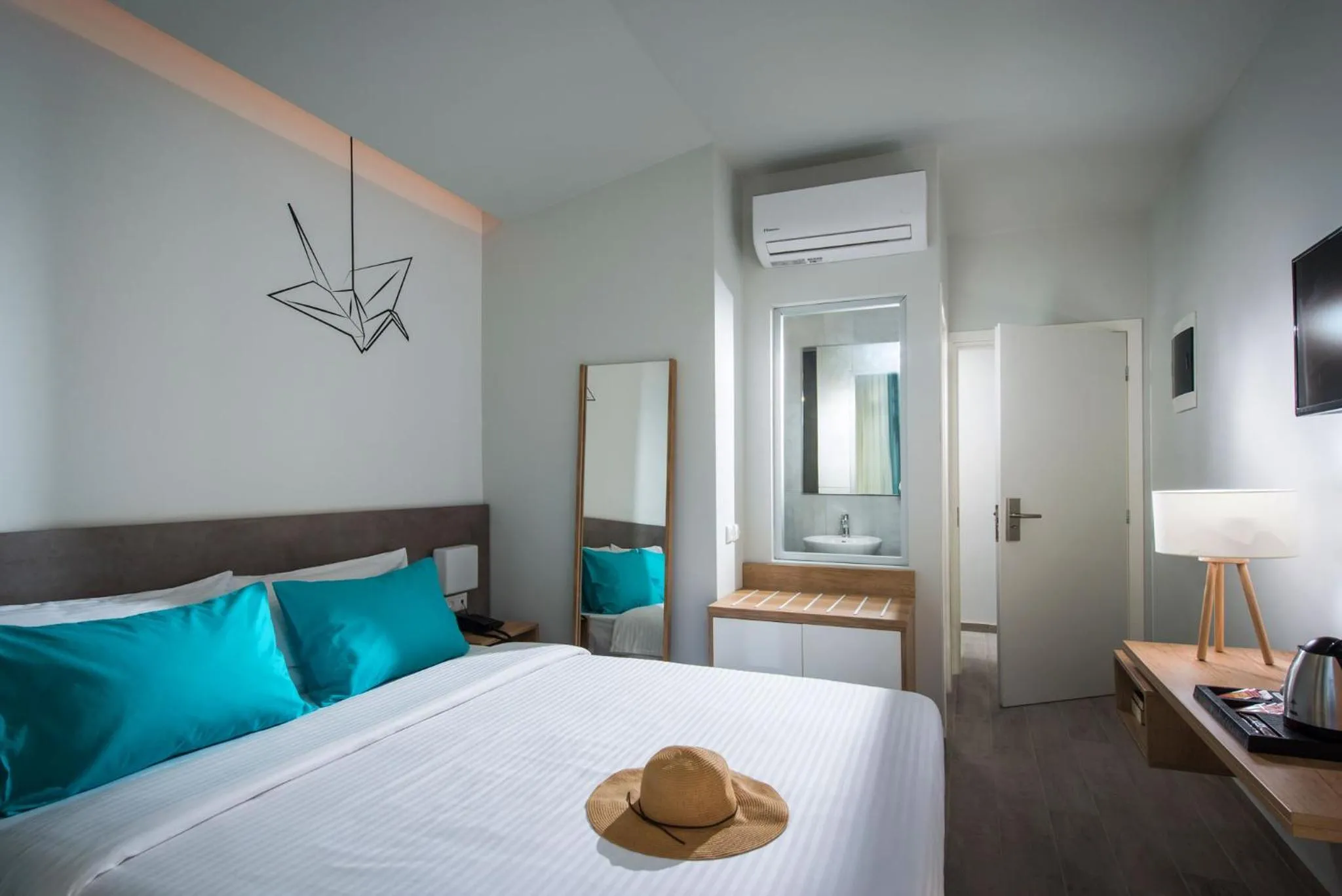 Bed in Paralos Lifestyle Beach Adults Only