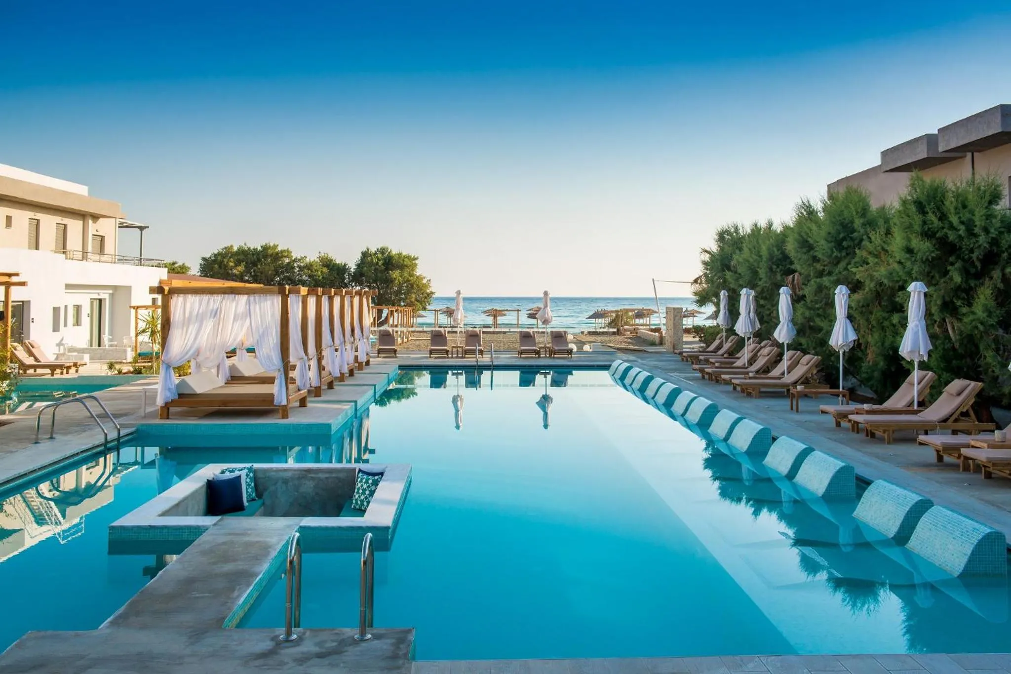 Swimming pool in Paralos Lifestyle Beach Adults Only