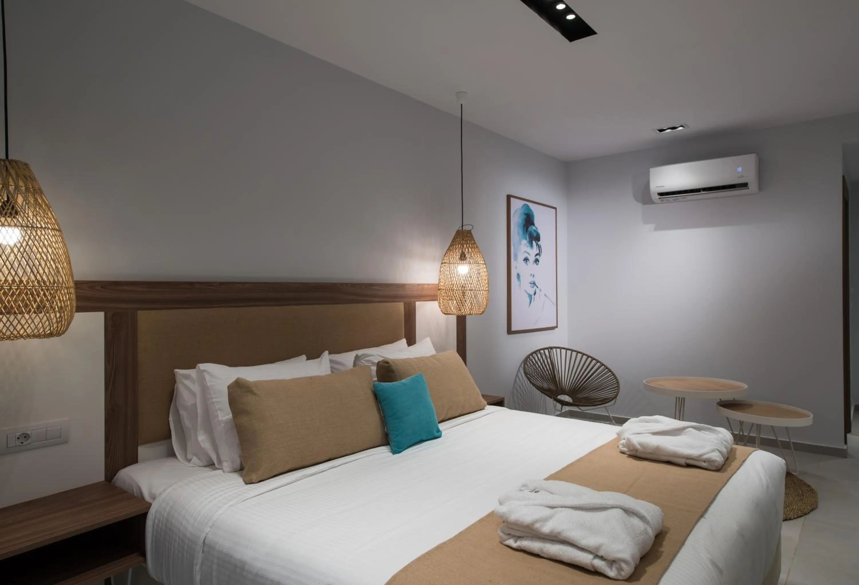 Bed in Paralos Lifestyle Beach Adults Only