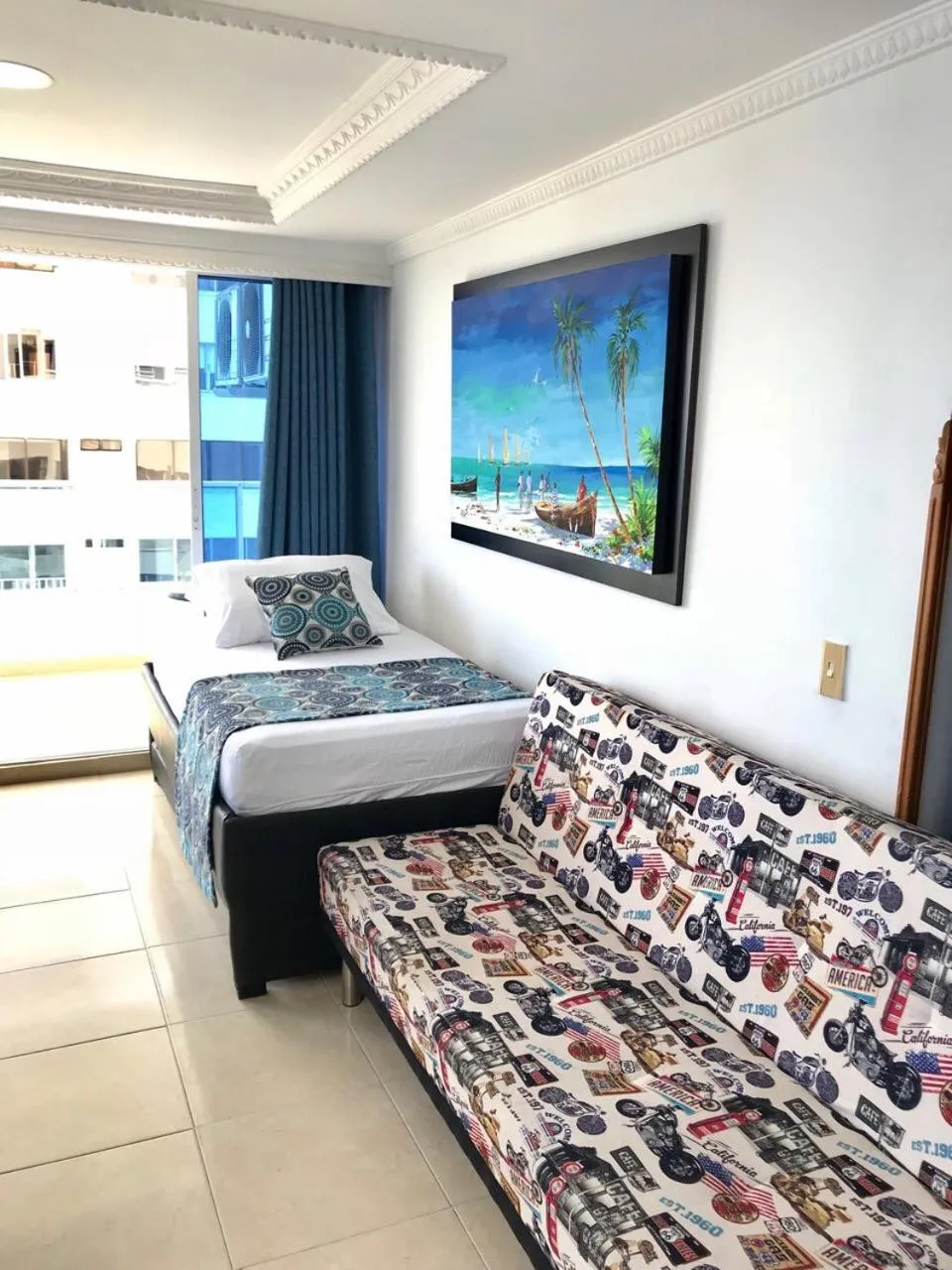 Bed in Apartamentos Cartagena Colonial