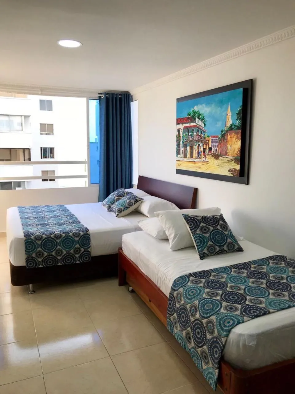 Bed in Apartamentos Cartagena Colonial