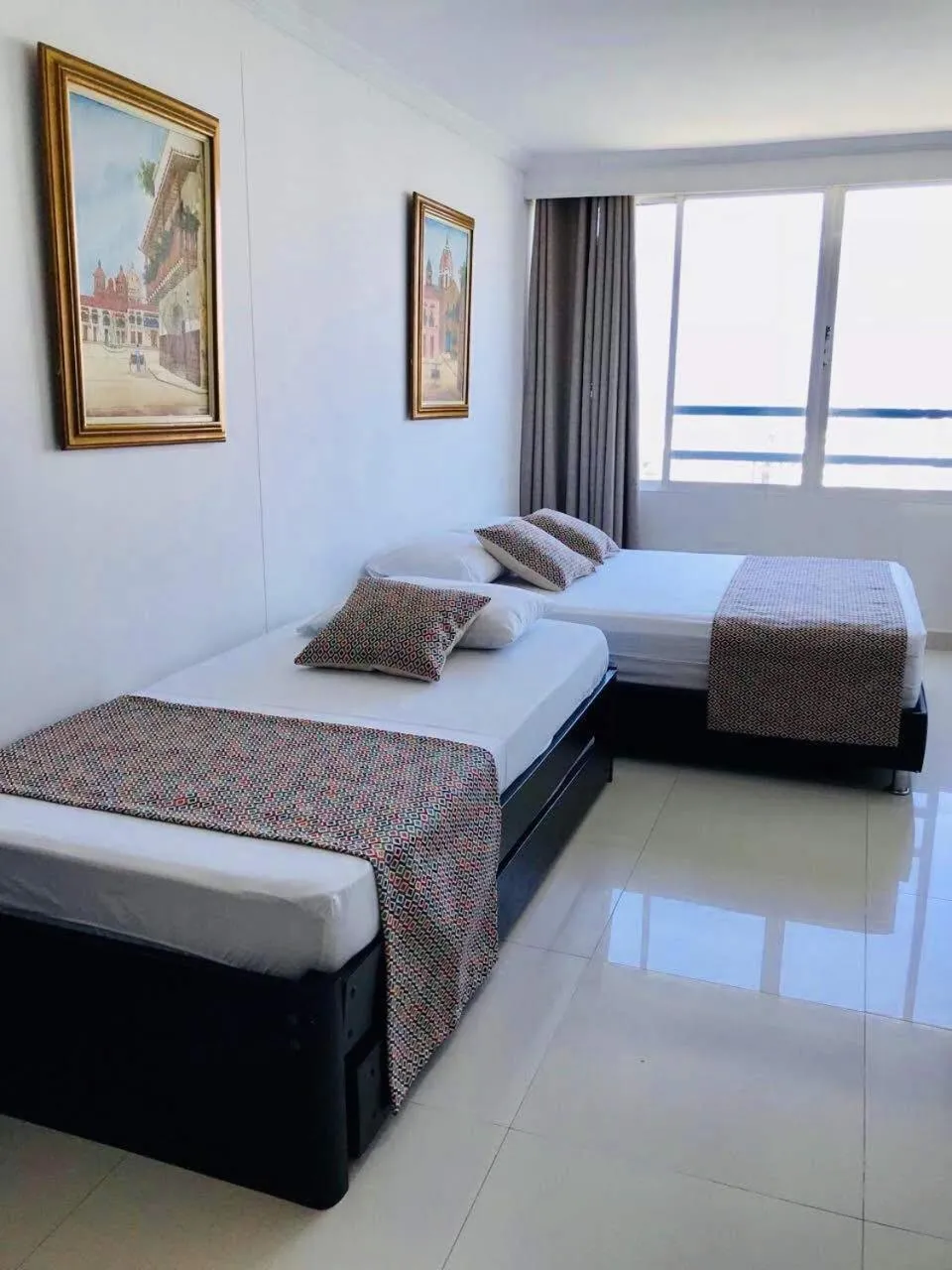 Bed in Apartamentos Cartagena Colonial