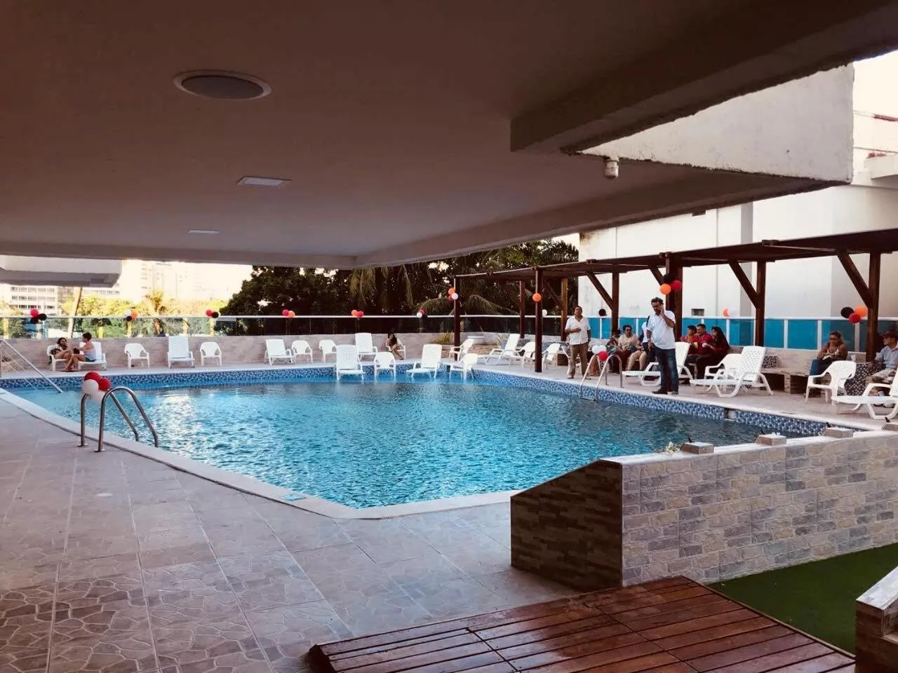 Swimming pool in Apartamentos Cartagena Colonial