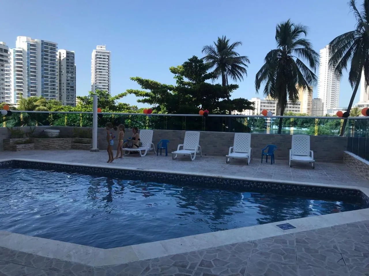 Swimming pool in Apartamentos Cartagena Colonial