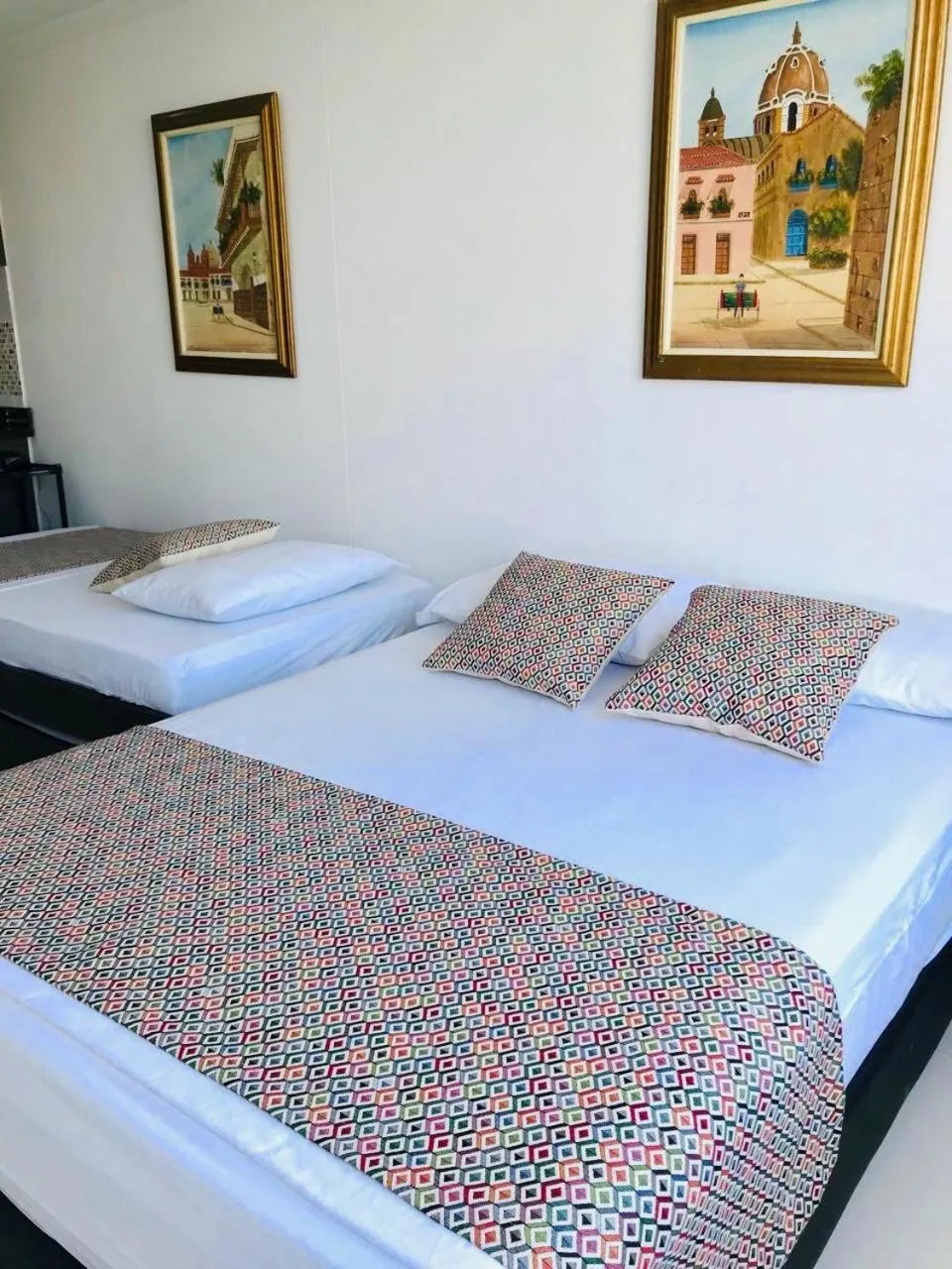 Bed in Apartamentos Cartagena Colonial