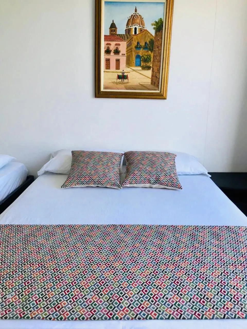 Bed in Apartamentos Cartagena Colonial
