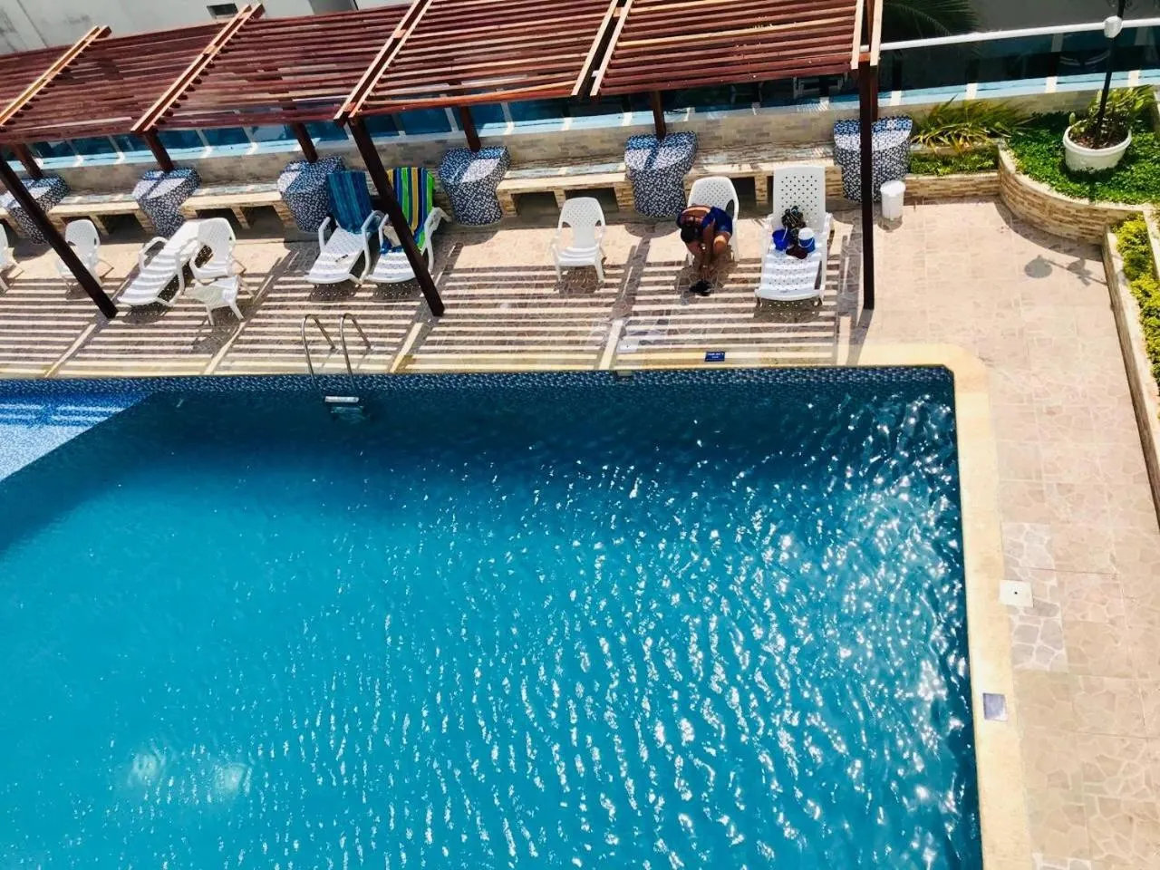 Pool view in Apartamentos Cartagena Colonial