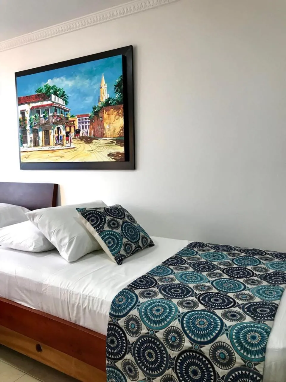 Bed in Apartamentos Cartagena Colonial
