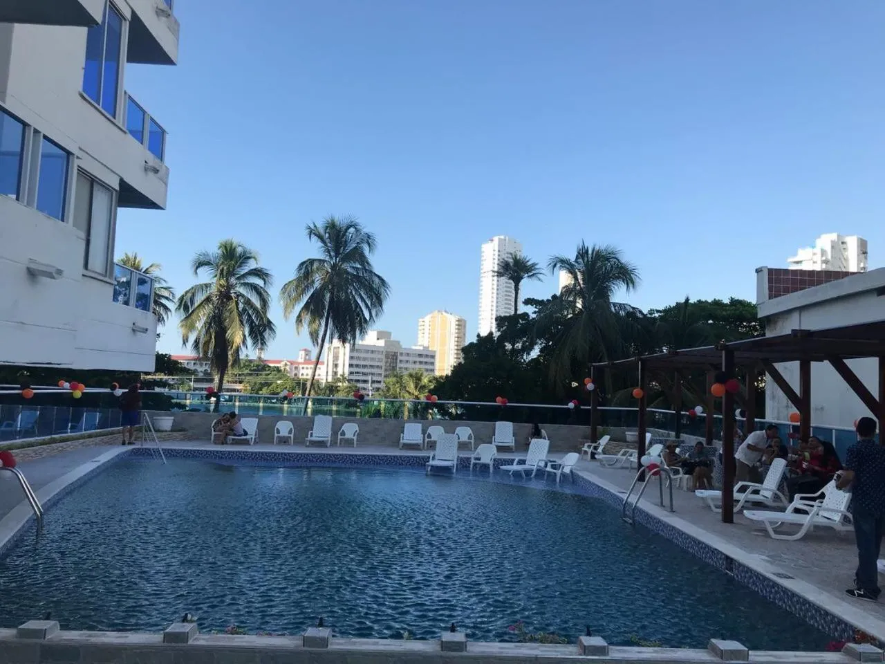 Swimming pool in Apartamentos Cartagena Colonial