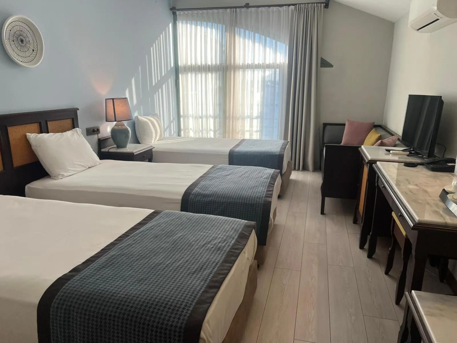 Bed in Lara Park Hotel