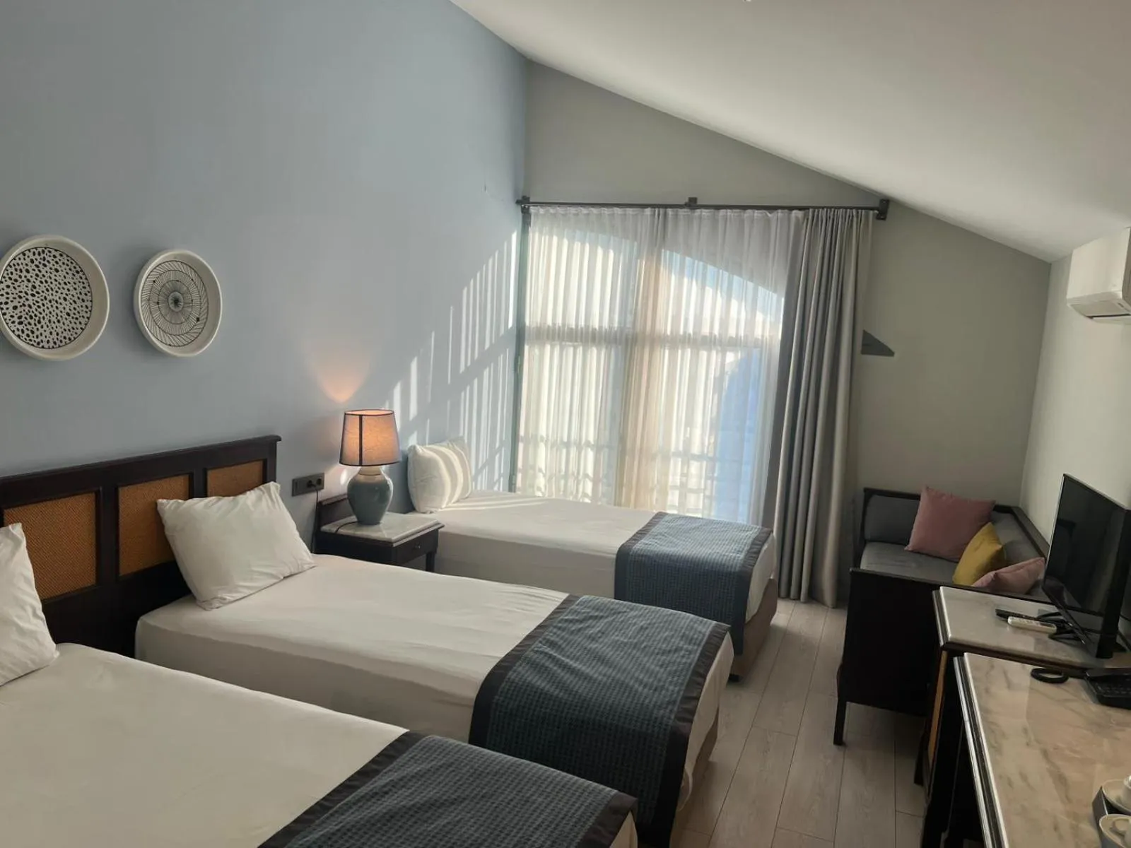 Bed in Lara Park Hotel