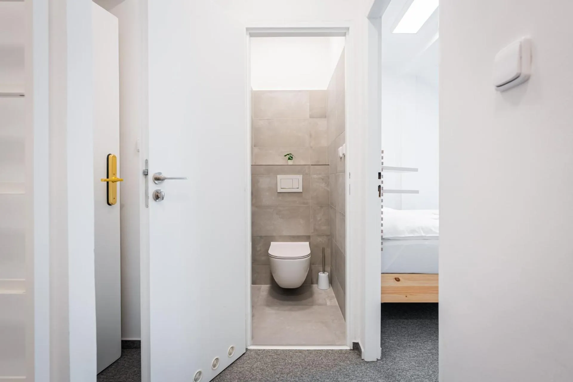 Toilet in Self-service Hotel Ostaš Praha