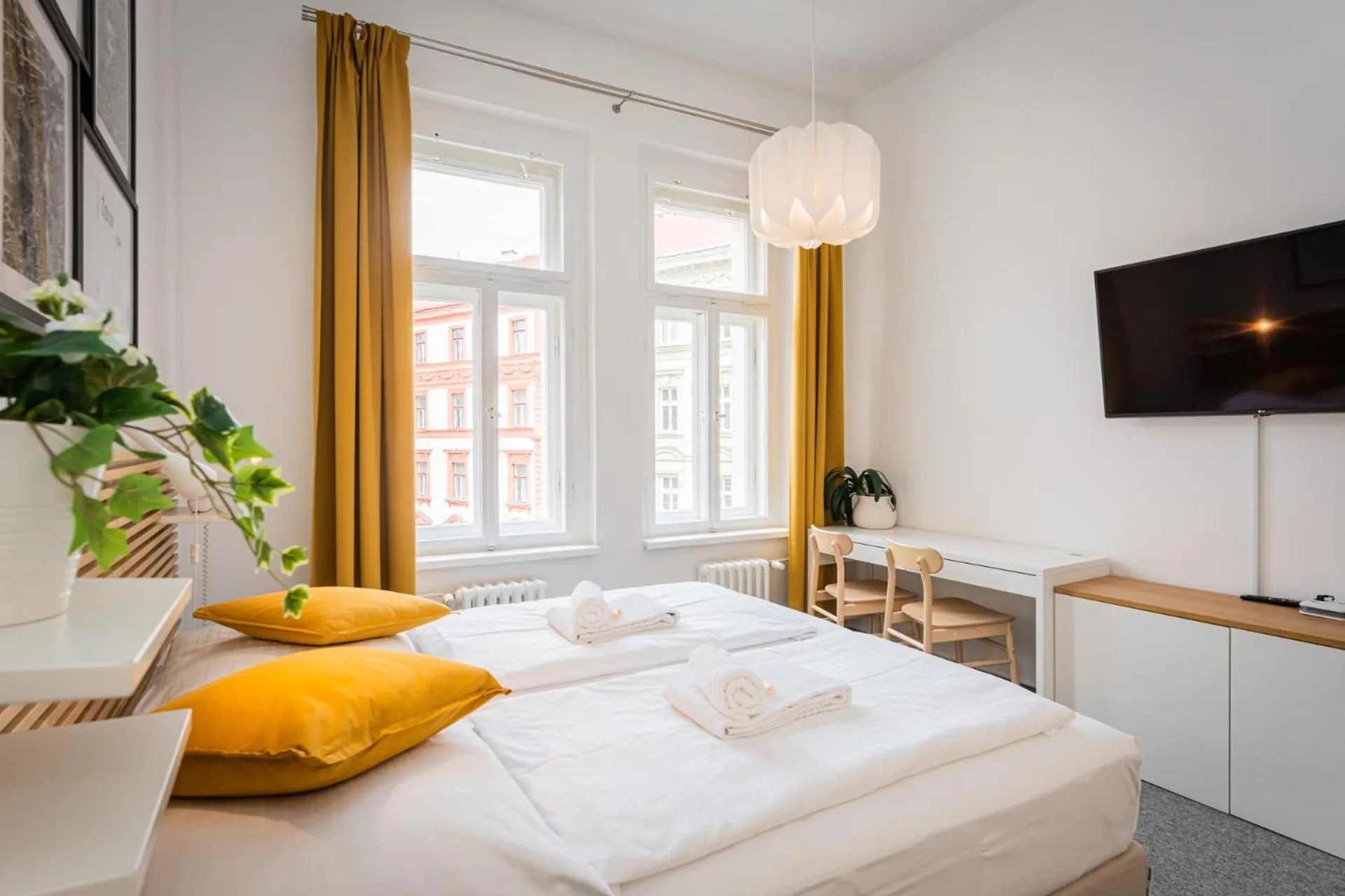 Bed in Self-service Hotel Ostaš Praha