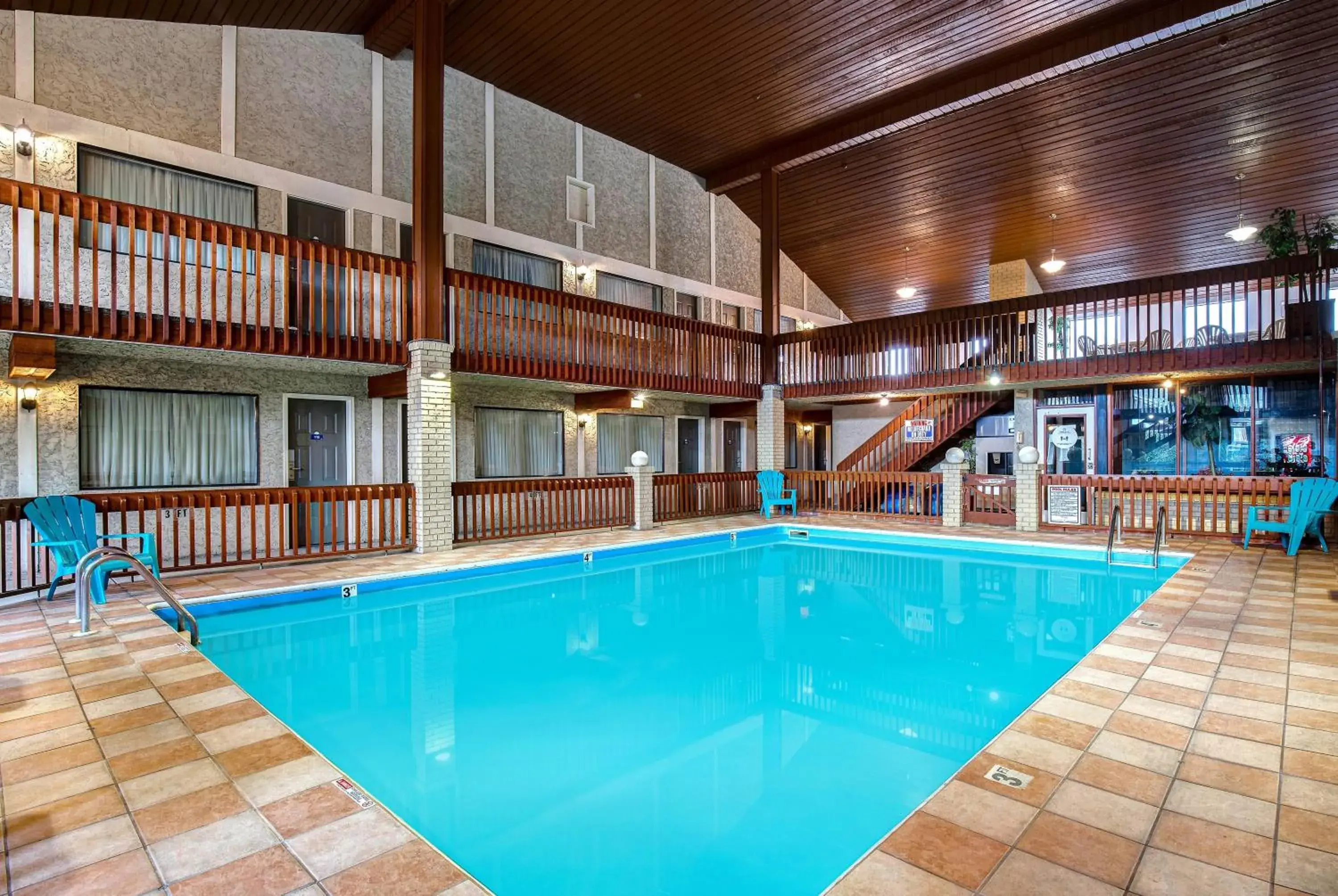 Swimming pool in Days Inn by Wyndham Vernon Swimming pool in Days Inn by Wyndham Vernon