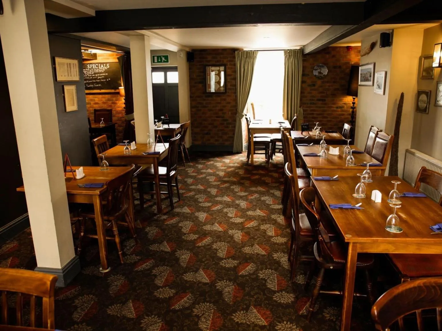 Dining area in The George