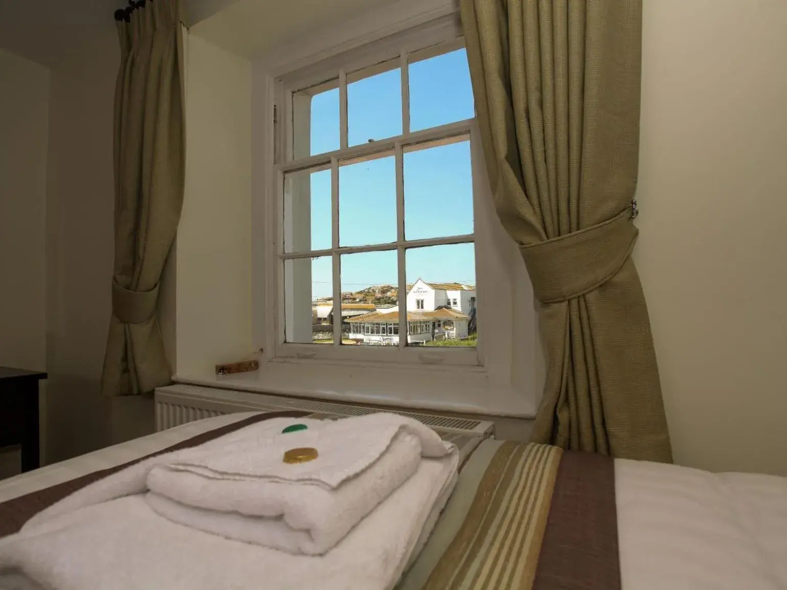 View (from property/room), Bed in The George View (from property/room), Bed in The George