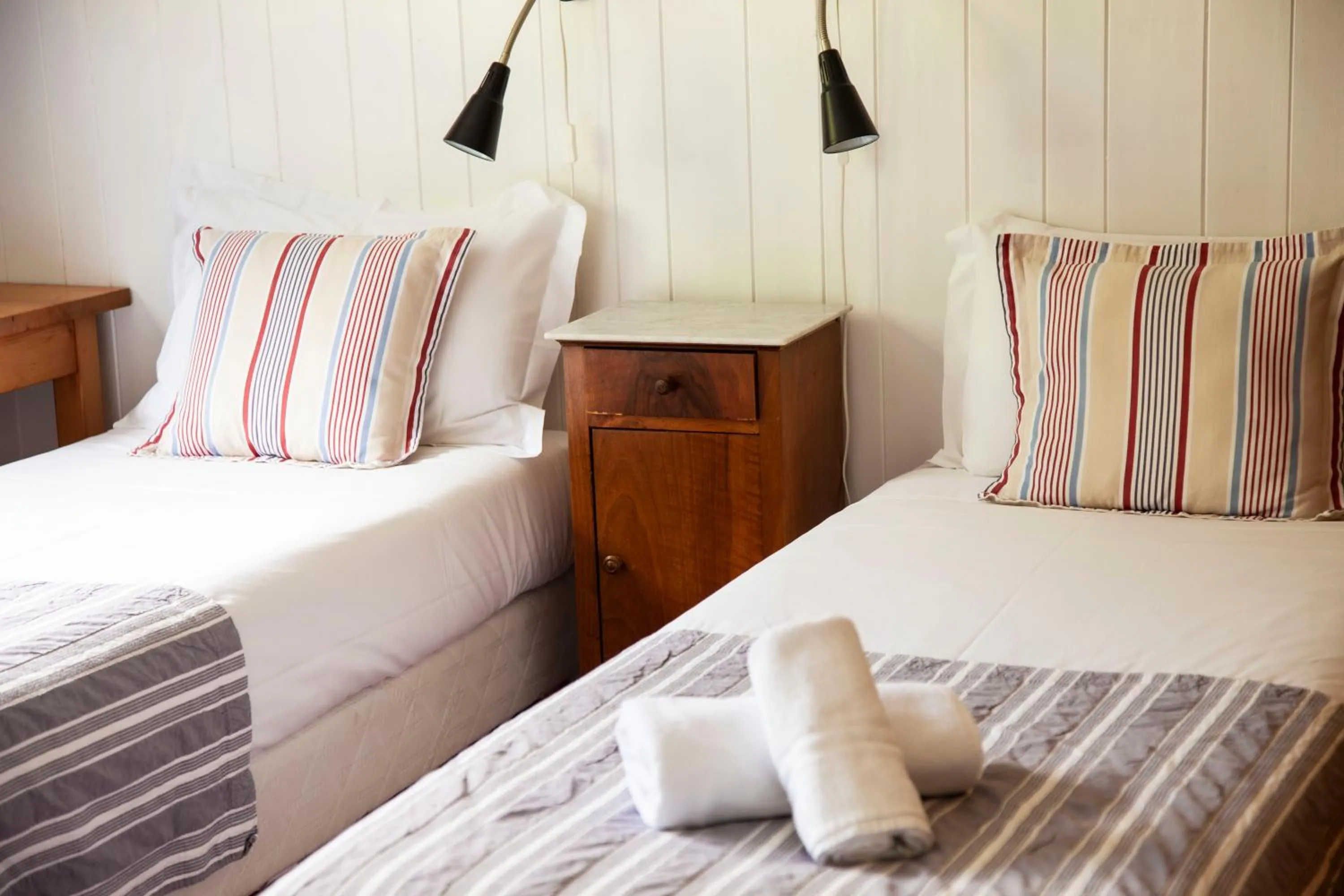 Bed in La Chaumière Mountain Lodge