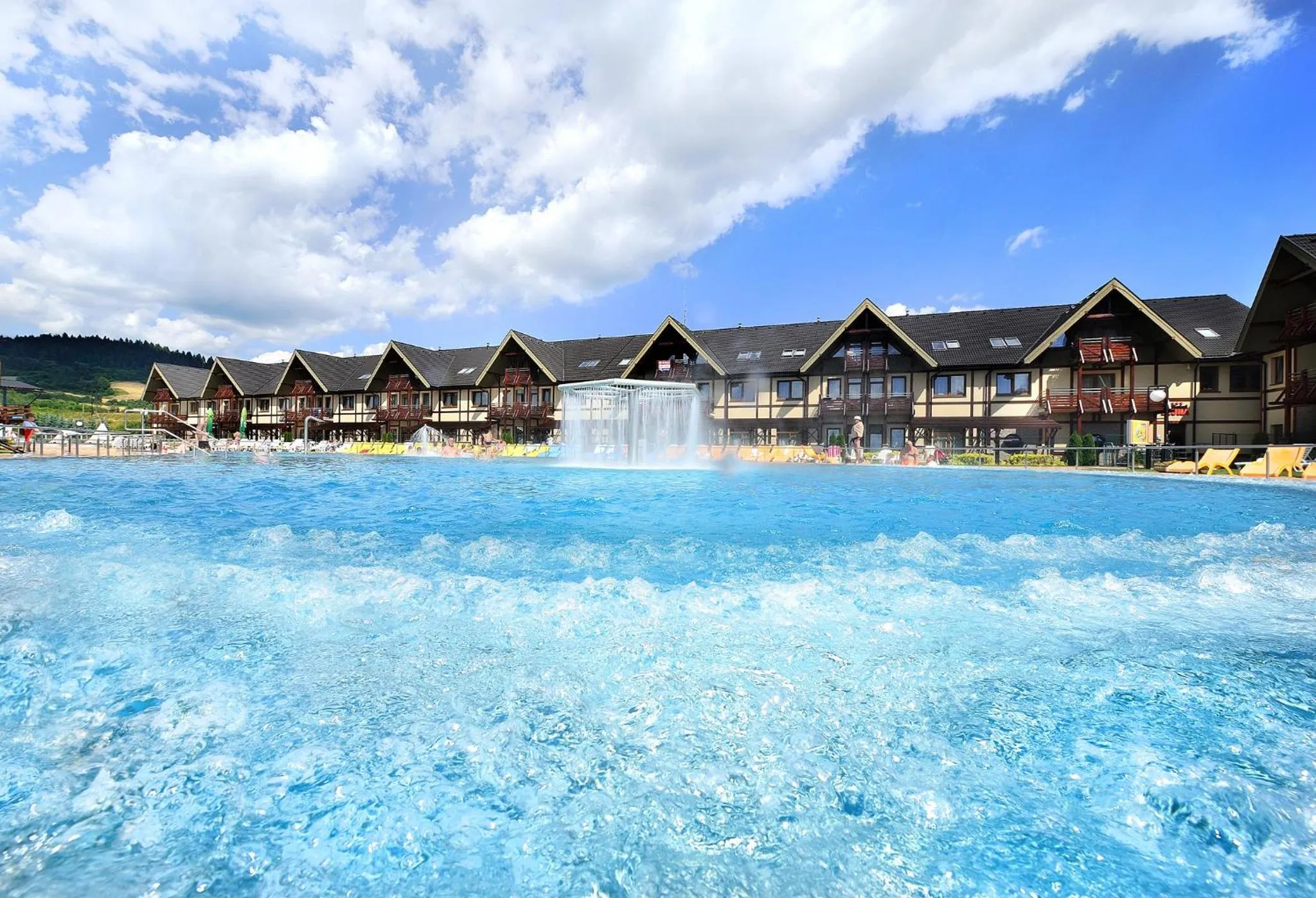 Swimming pool in Hotel Bešeňová