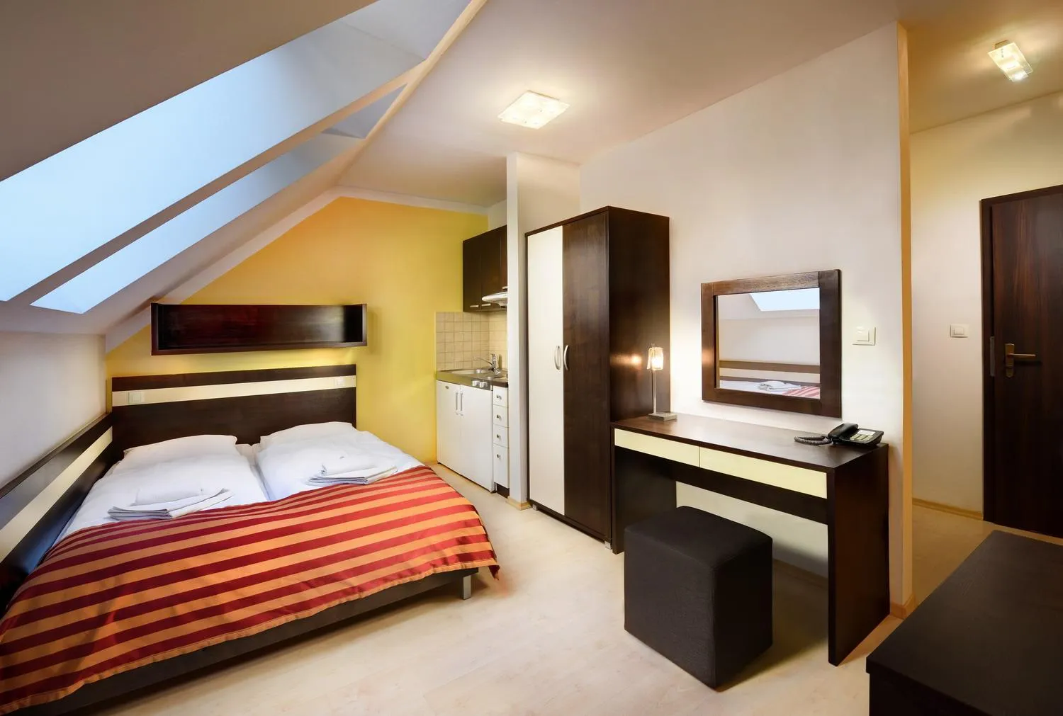 Bed in Hotel Bešeňová