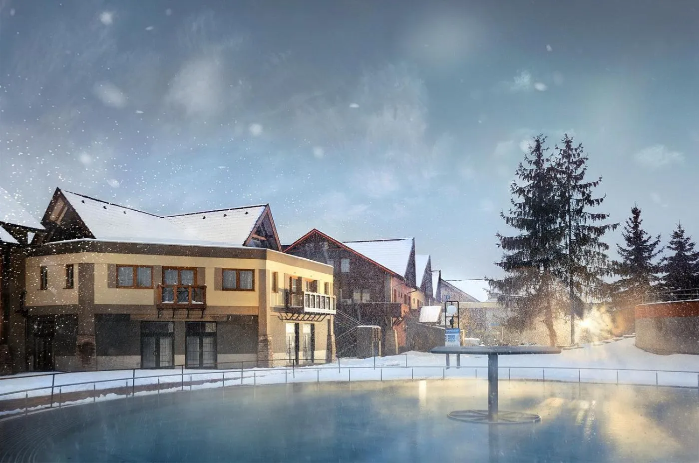 Property building in Hotel Bešeňová