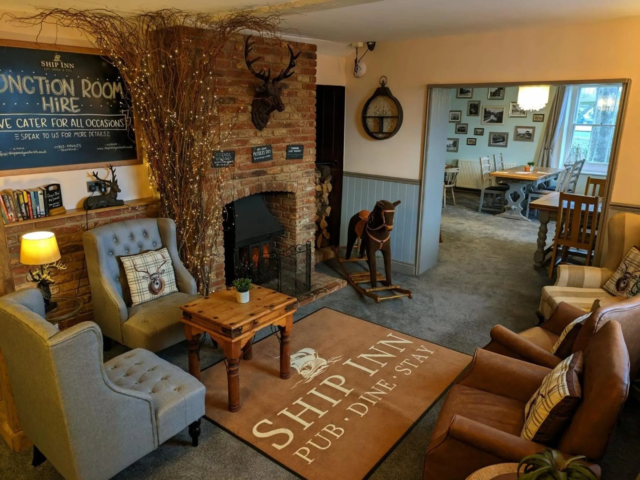 Lobby or reception in The Ship Inn