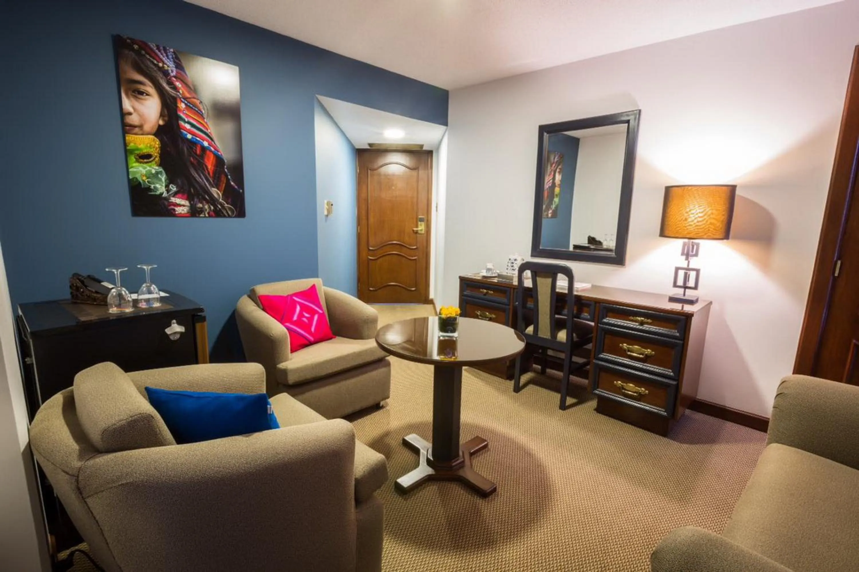 Living room in Hotel Presidente