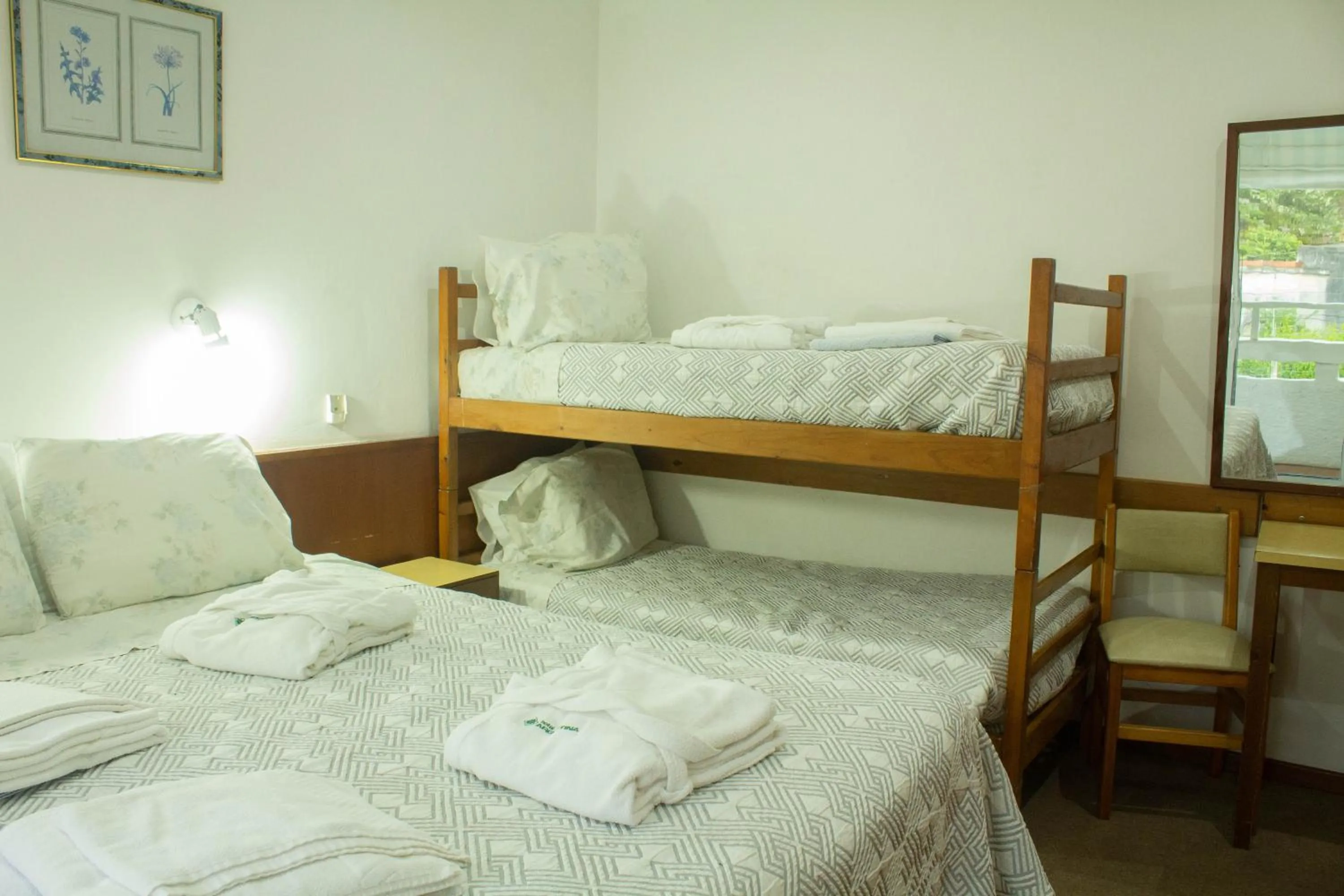 Bed in Hotel Argentina