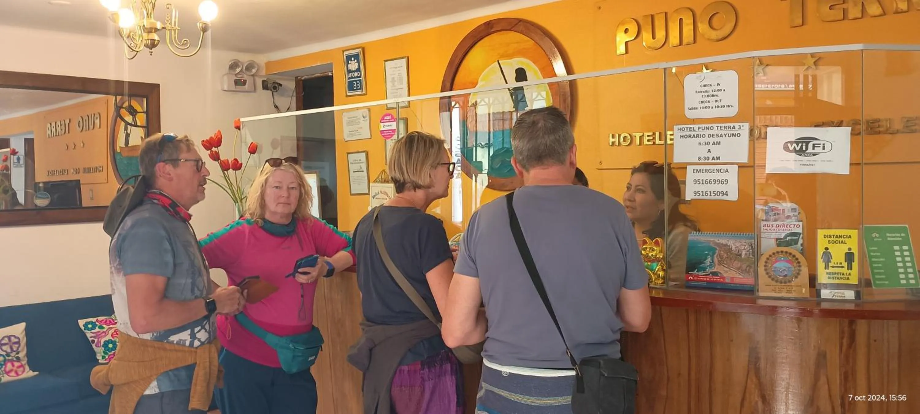 Lobby or reception in Hotel Puno Terra