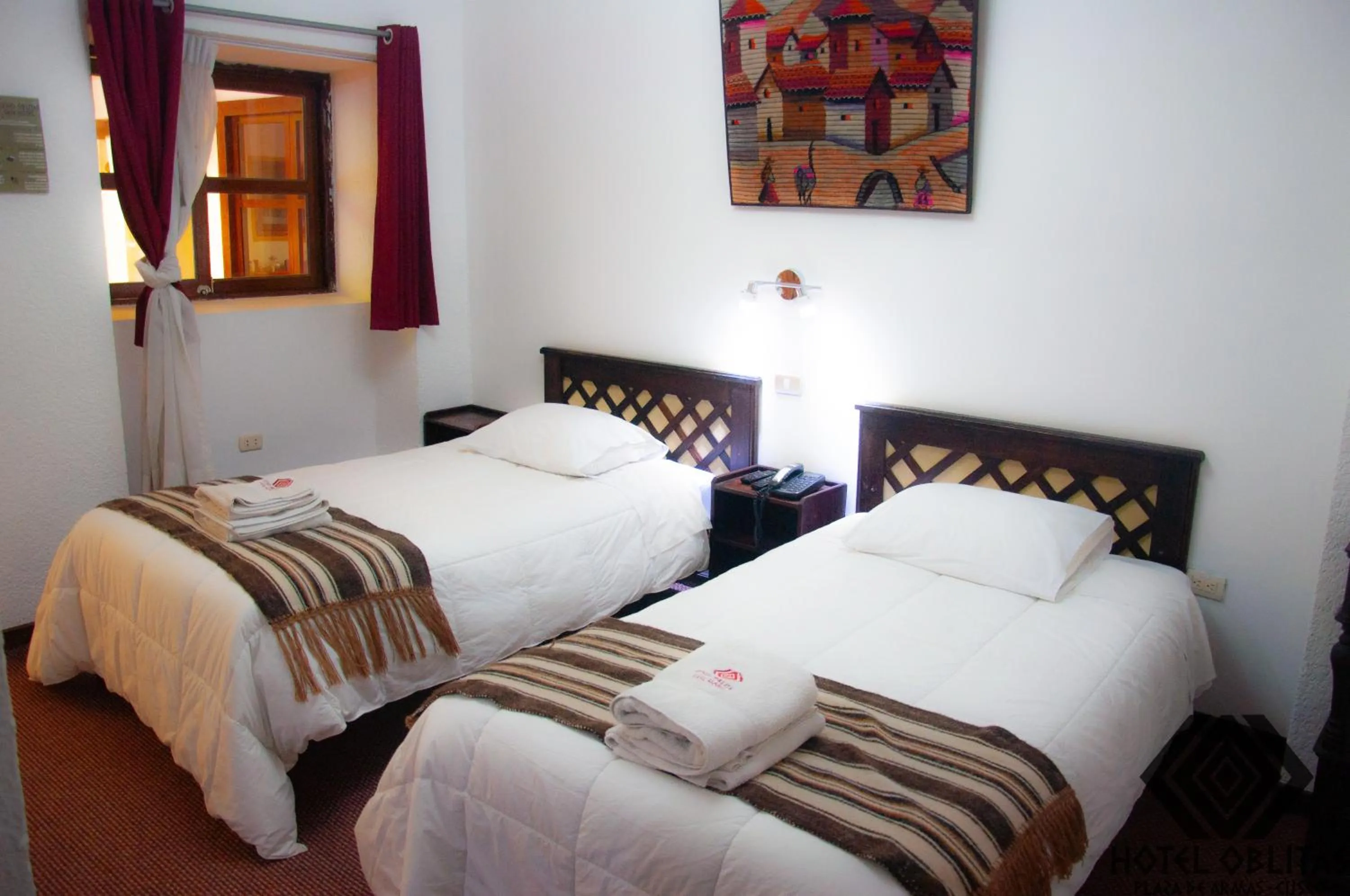 Bed in Hotel Oblitas Plaza de Armas Cusco