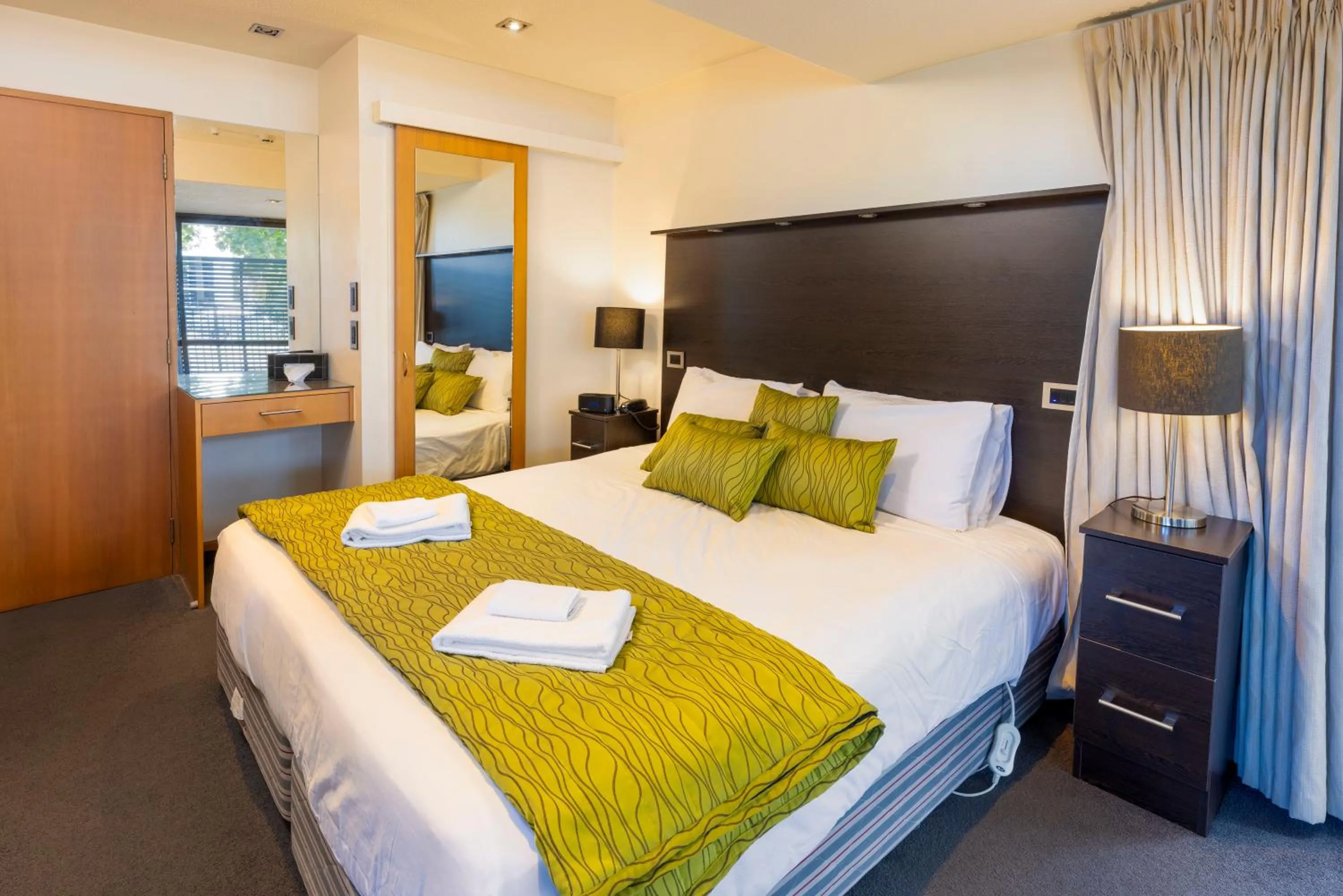 Bed in Airport Gateway Hotel