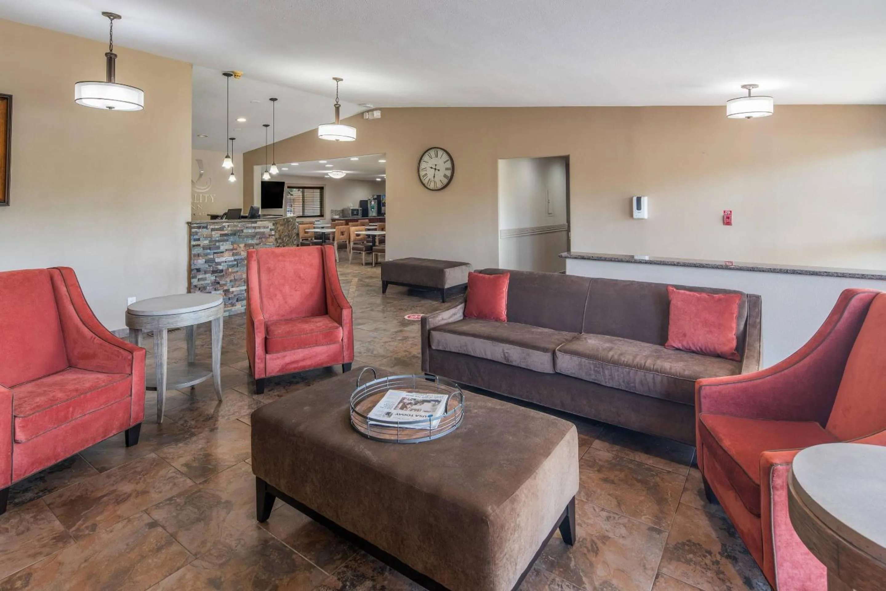 Lobby or reception in Quality Inn & Suites Downtown Walla Walla