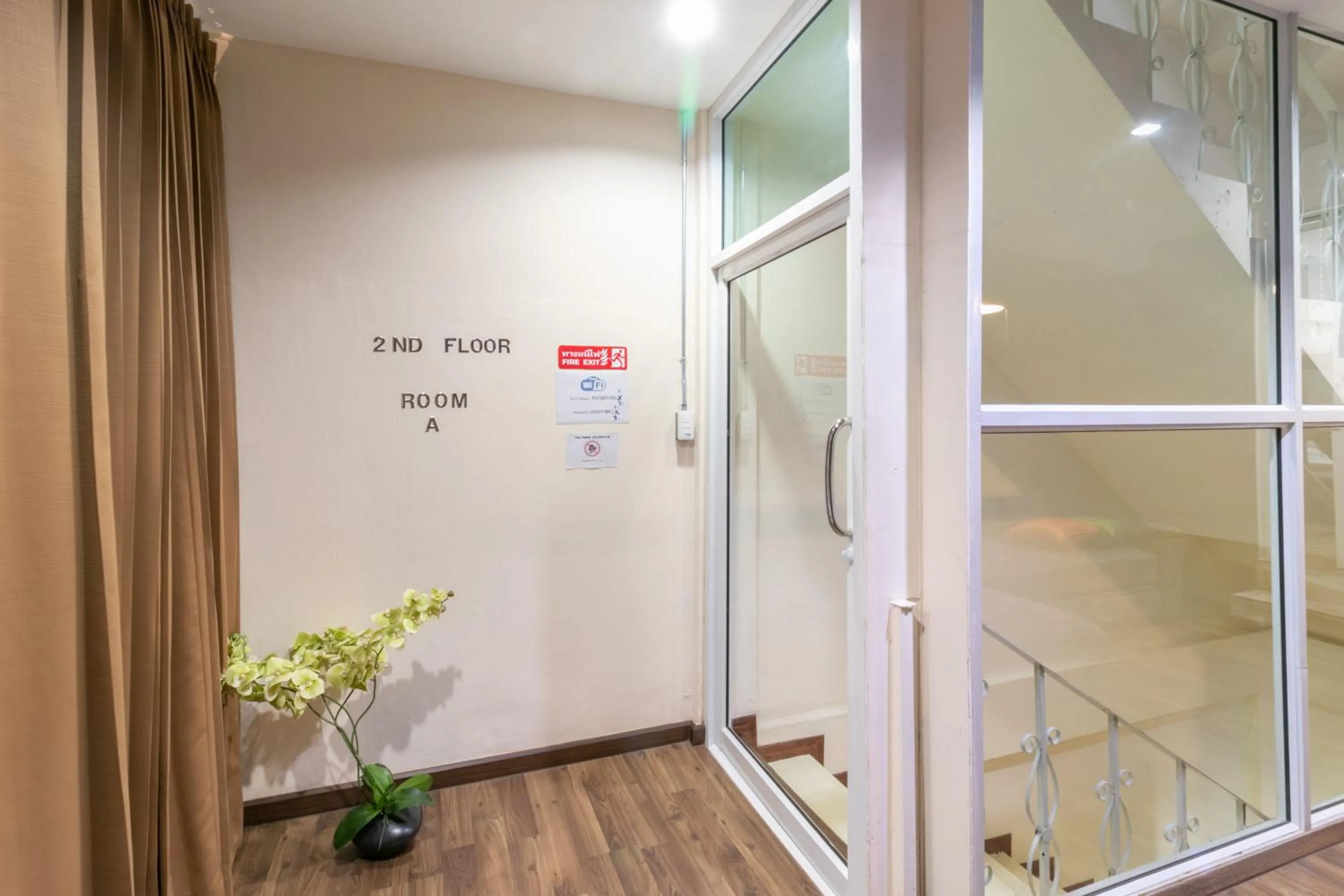 Floor plan in Phobphan Hostel