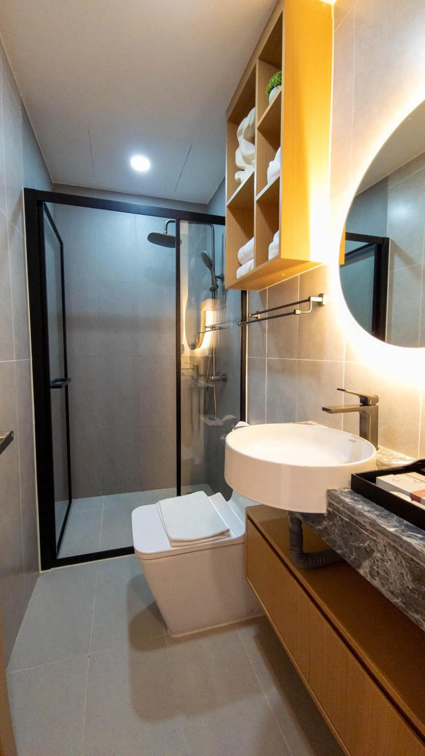 Shower in Silver Mounts Hotel