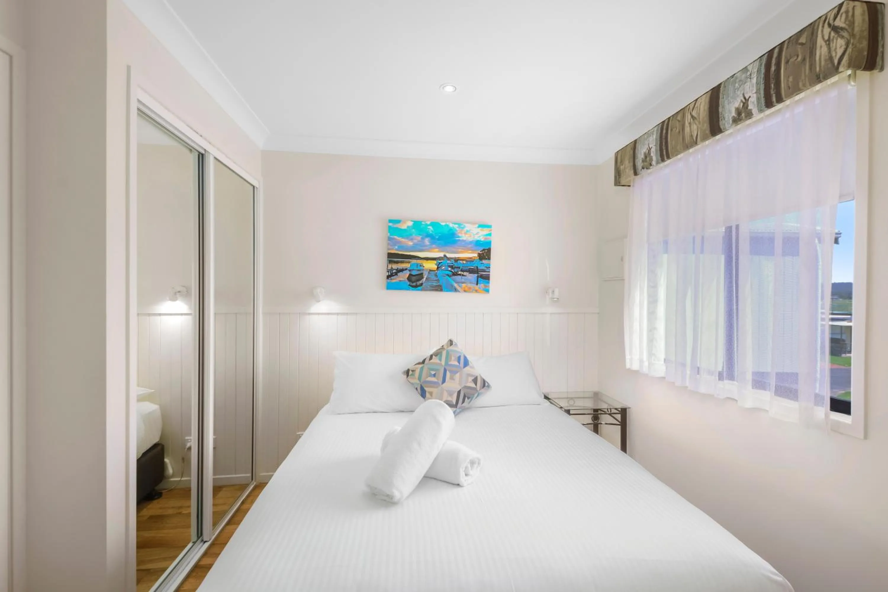 Bedroom, Bed in Moruya Holiday Park