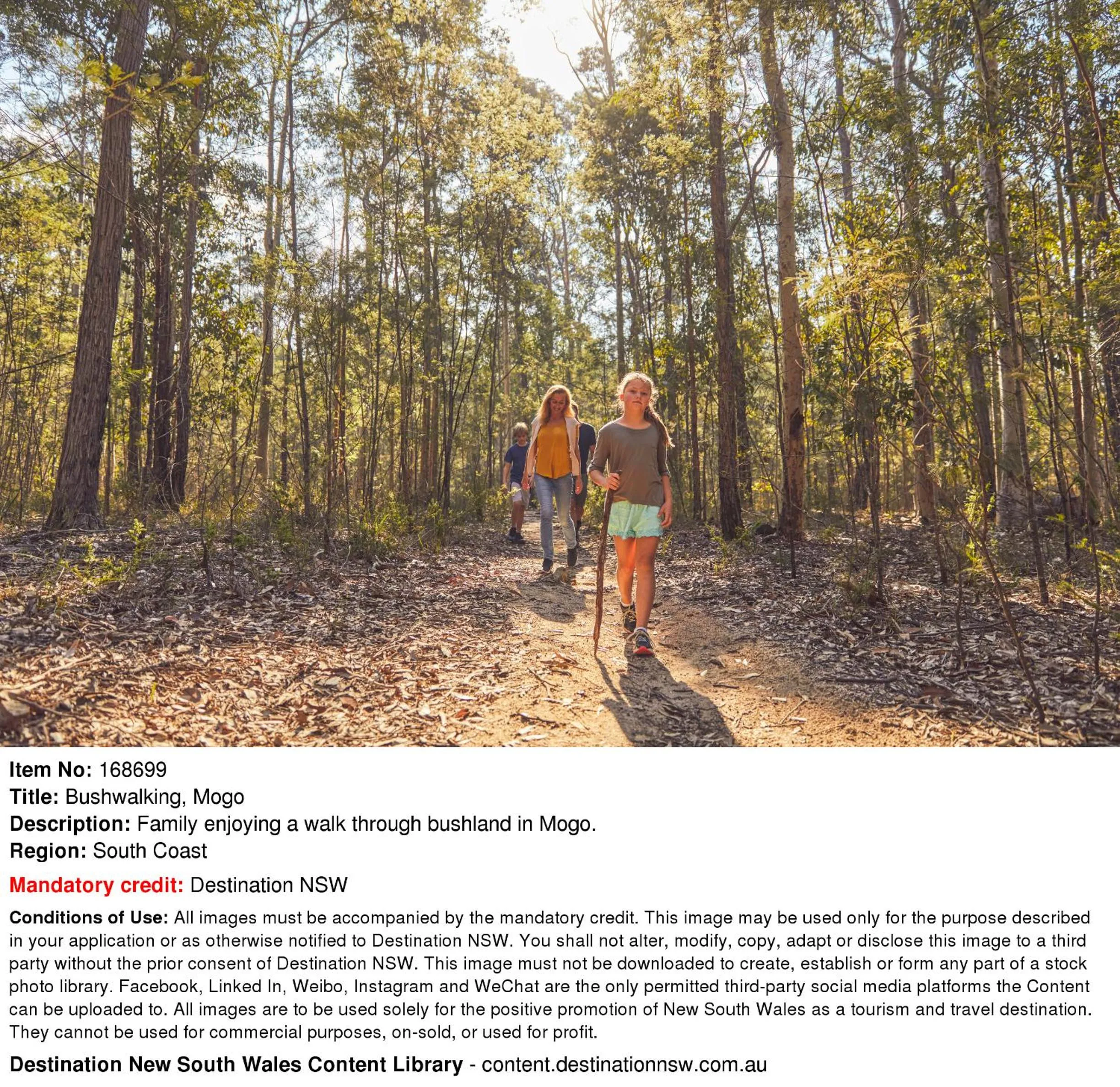 Hiking in Moruya Holiday Park