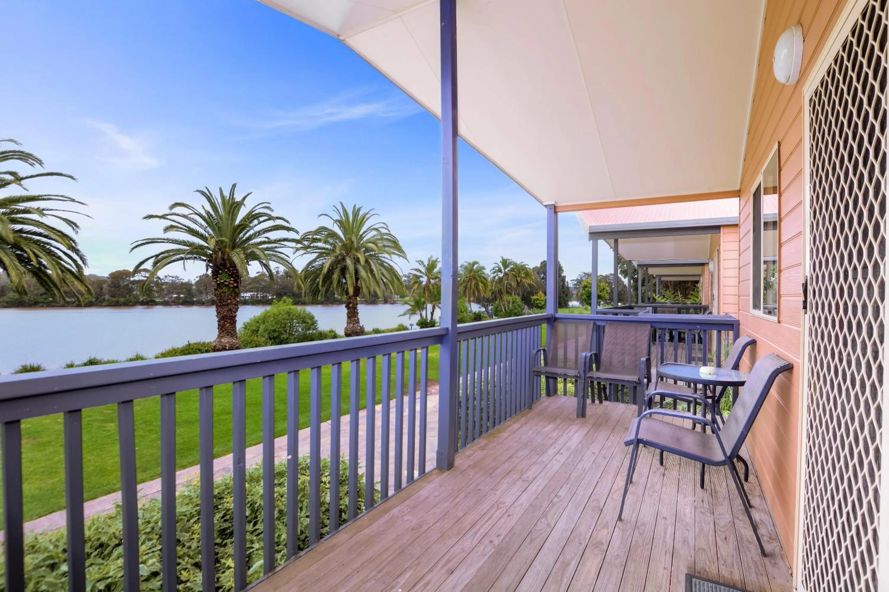 Patio in Moruya Holiday Park