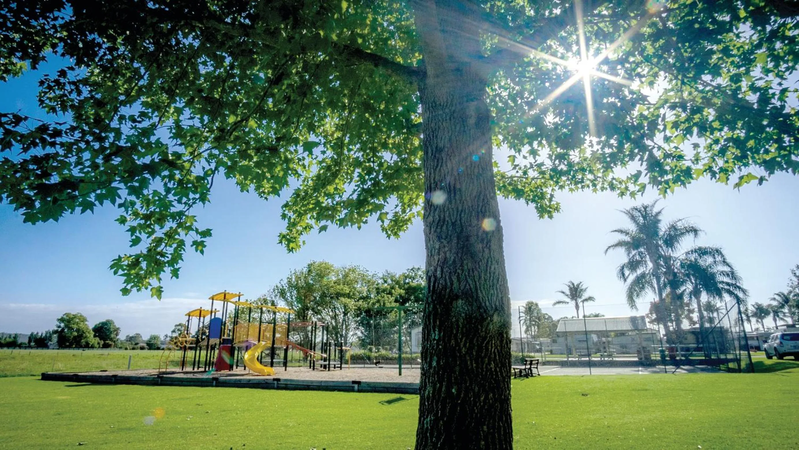 Children play ground in Moruya Holiday Park