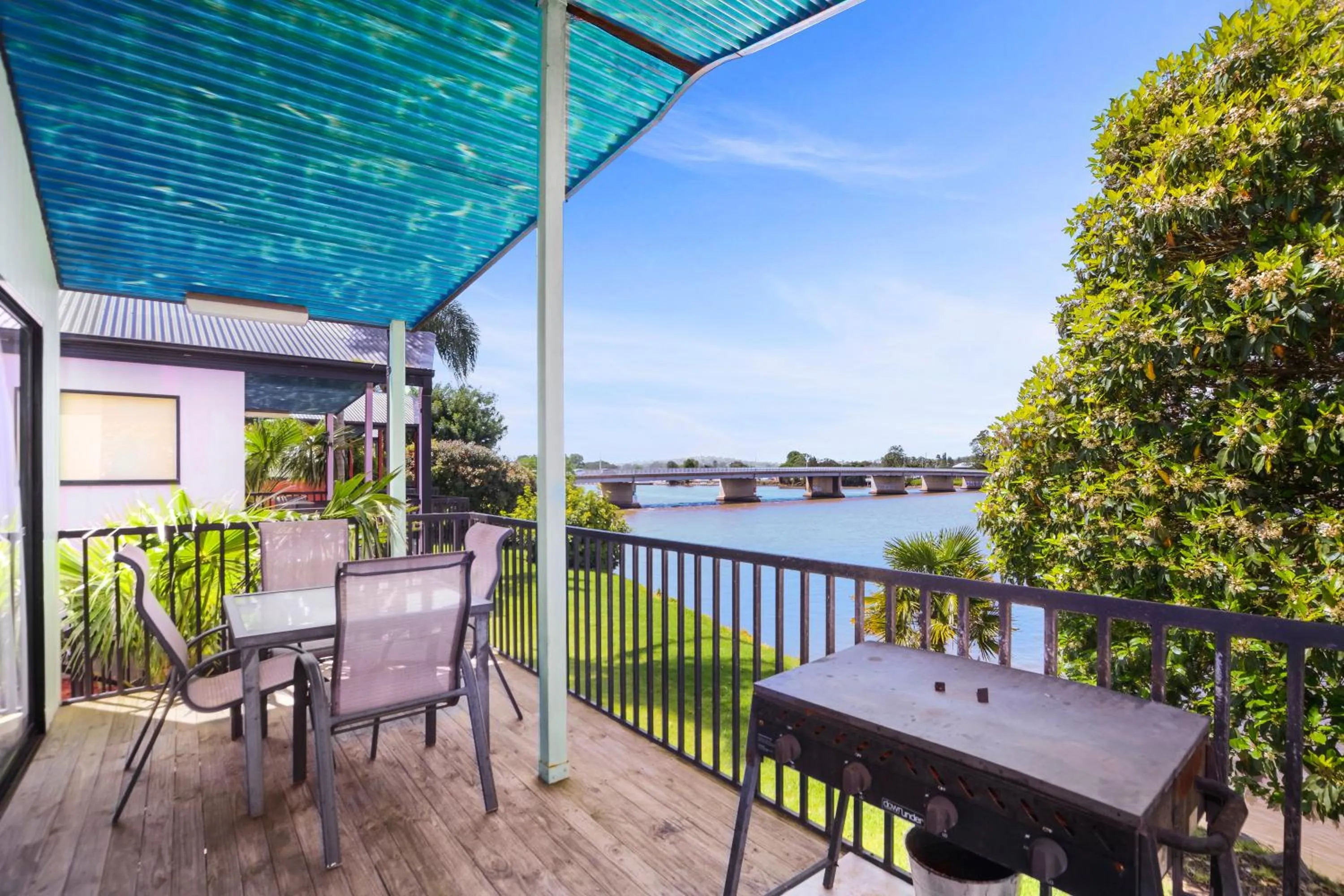 River view in Moruya Holiday Park