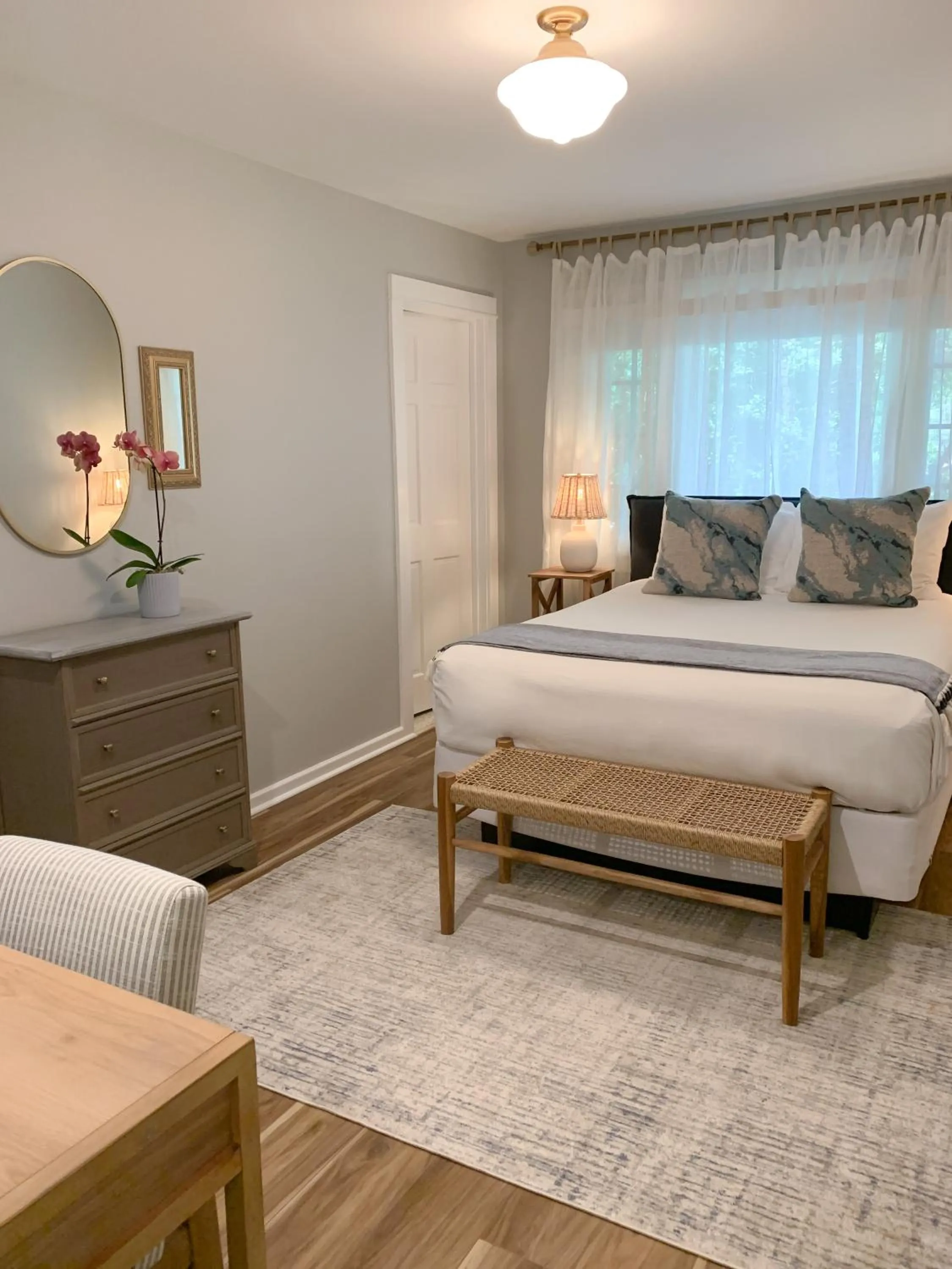 Bed in Channel Road Inn, A Four Sisters Inn