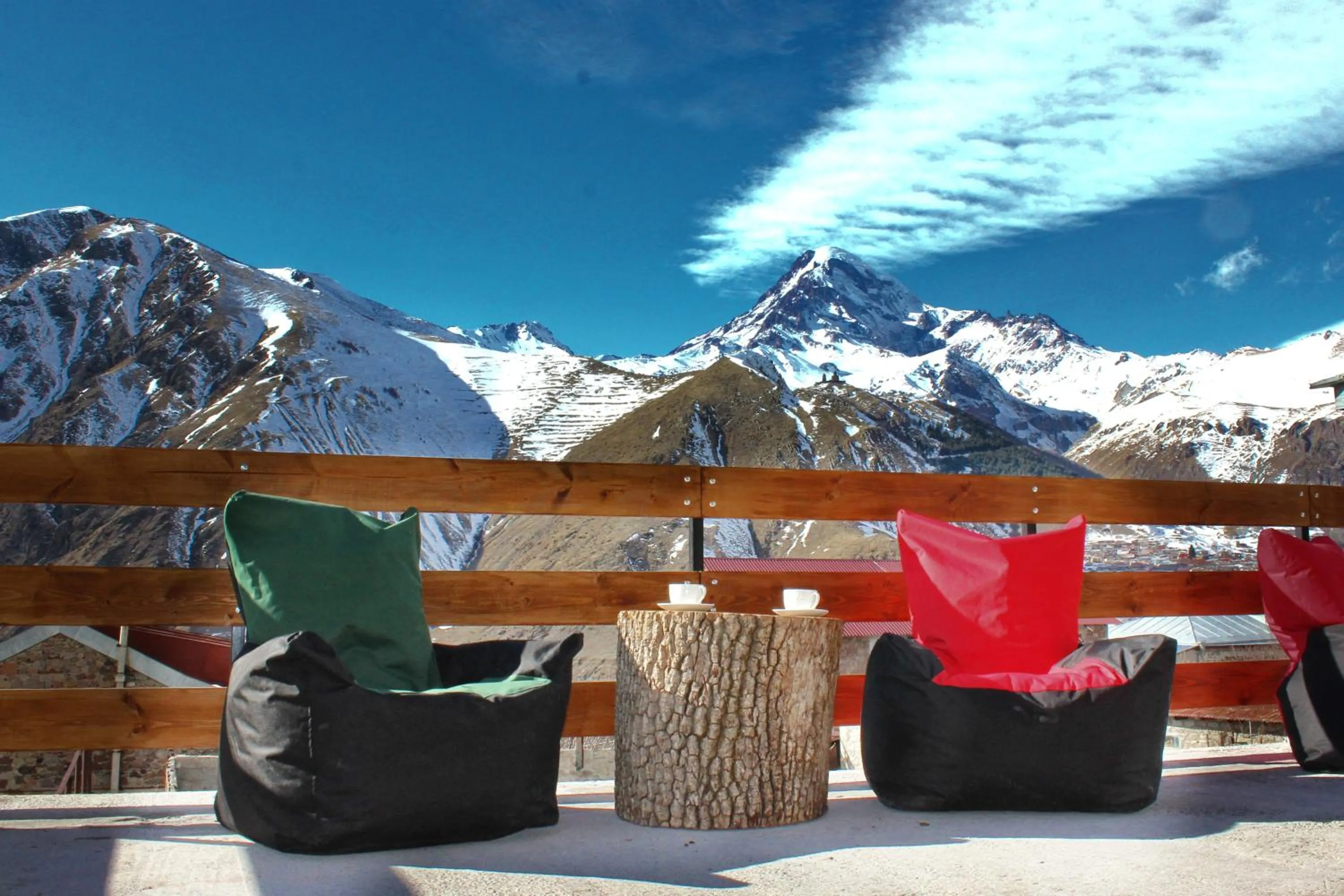 Balcony/Terrace in Sunshine Kazbegi