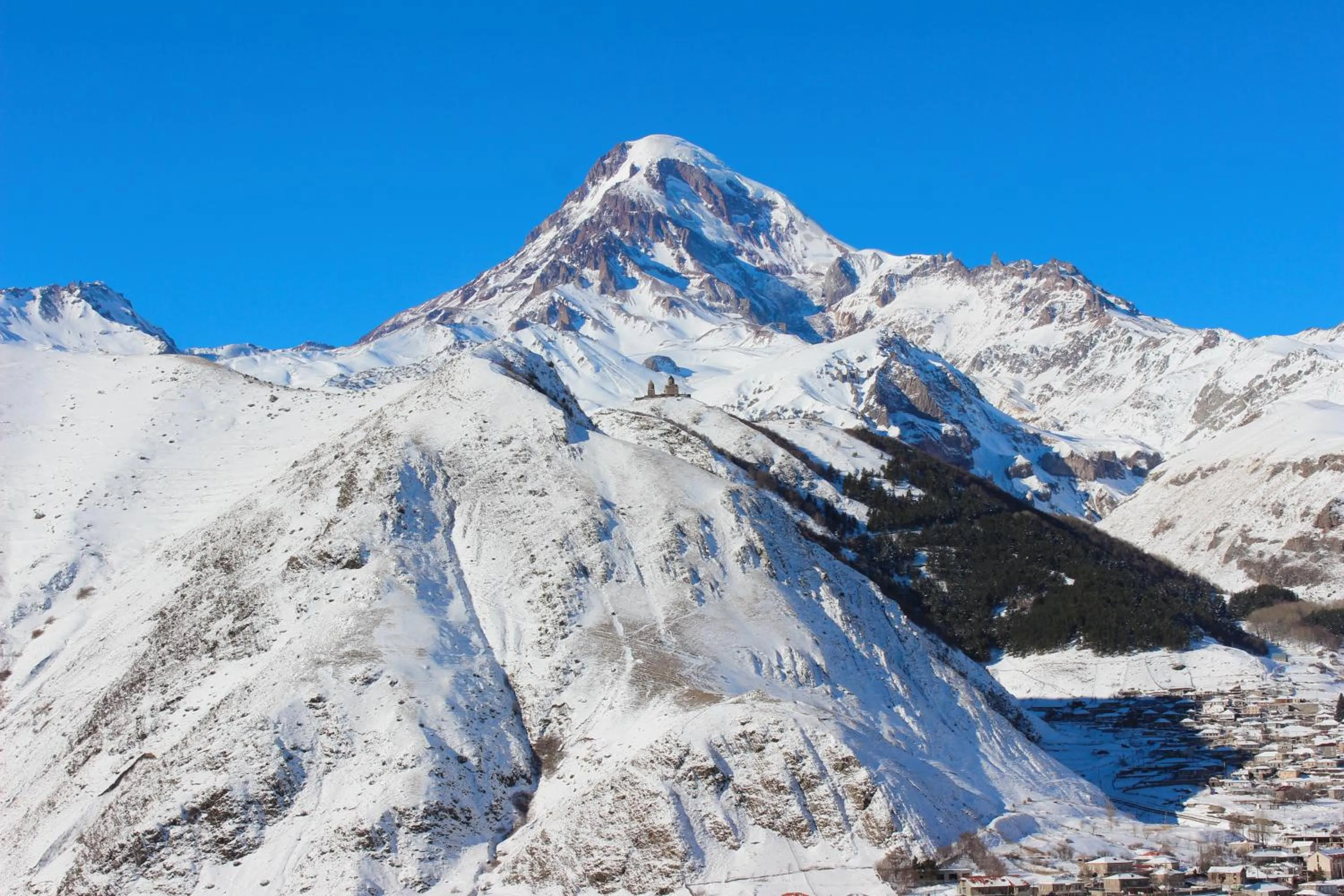 Mountain view in Sunshine Kazbegi