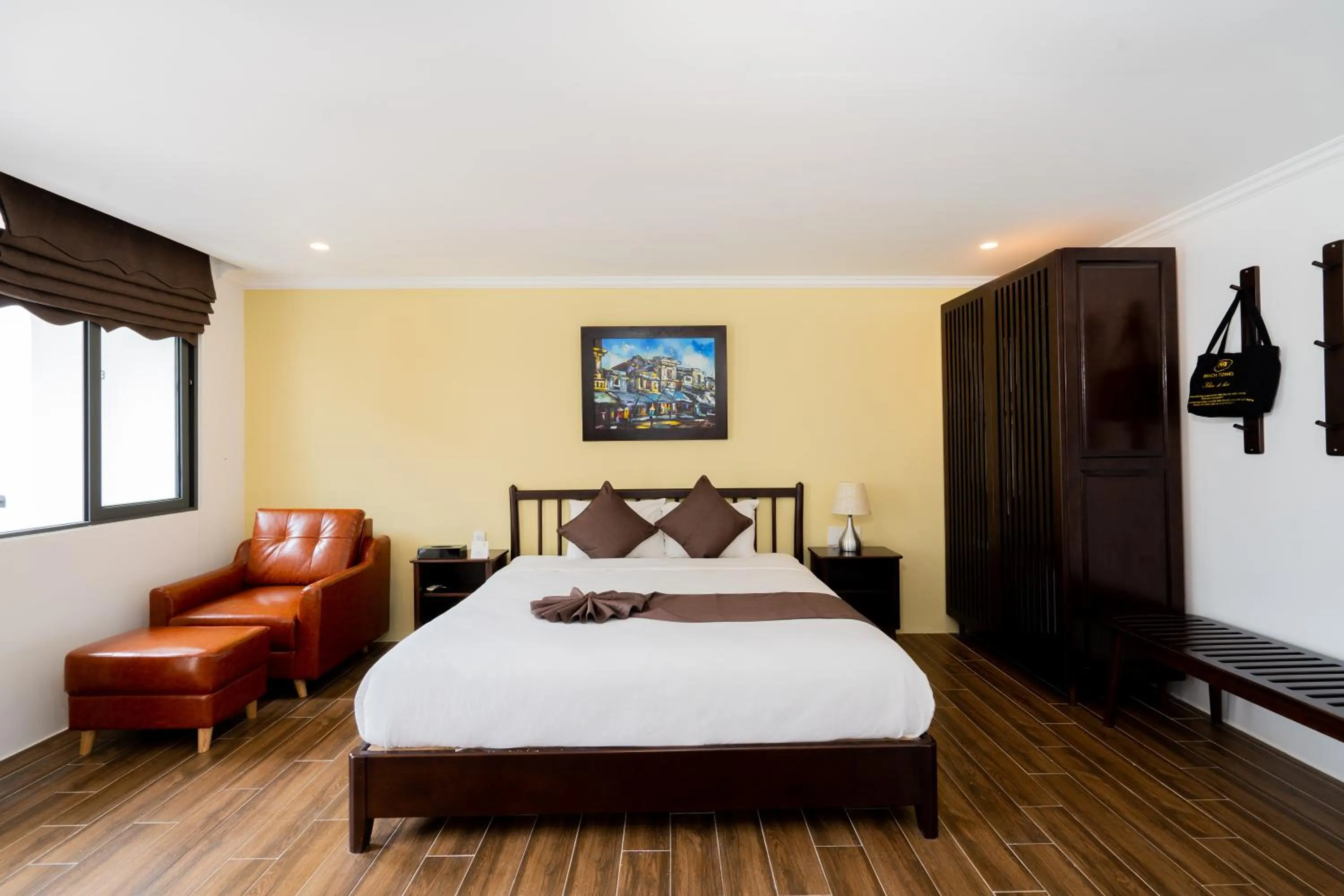 Bedroom, Bed in KA VILLA - AN BANG BEACH, Free pick up 3 nights