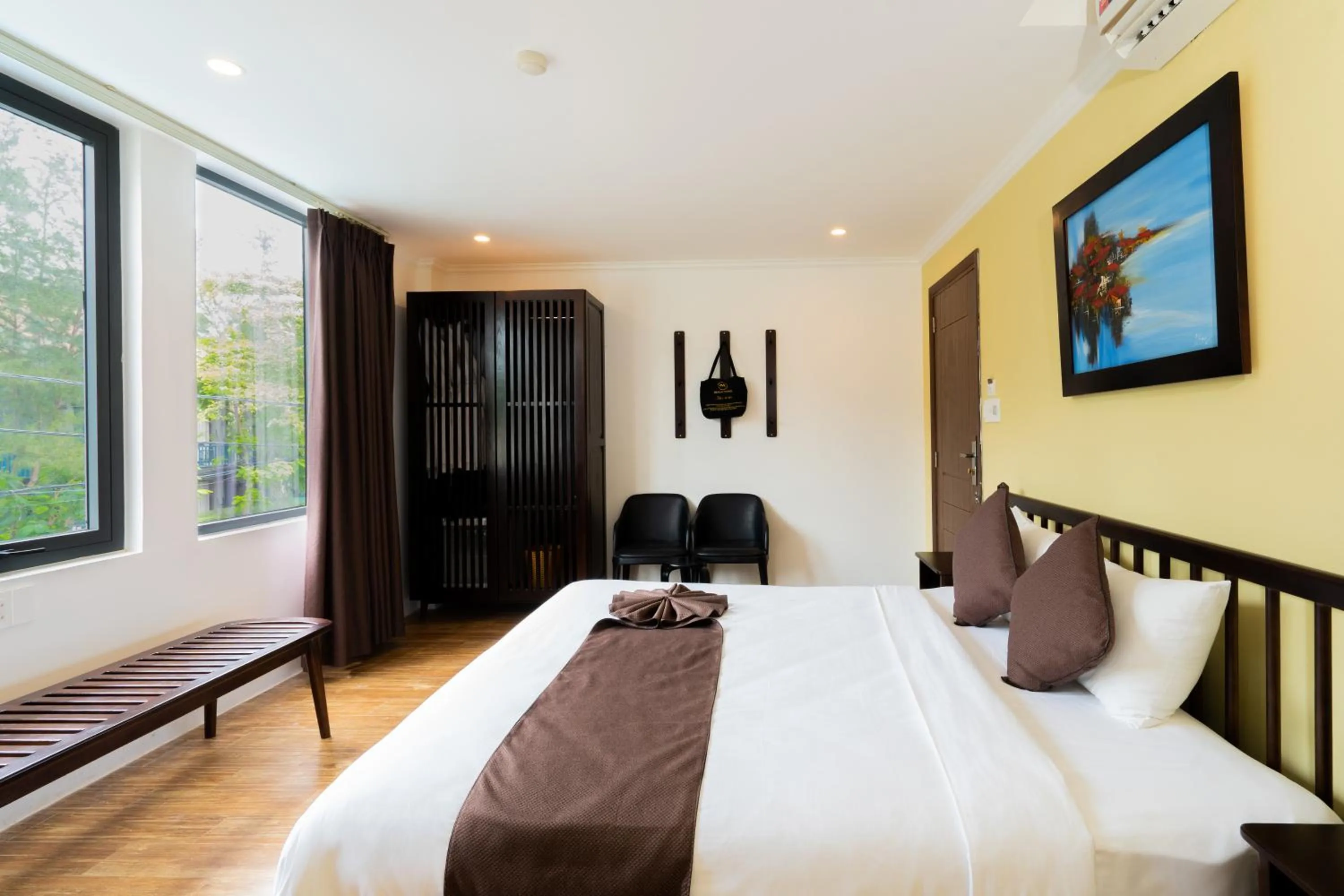 Photo of the whole room, Bed in KA VILLA - AN BANG BEACH, Free pick up 3 nights