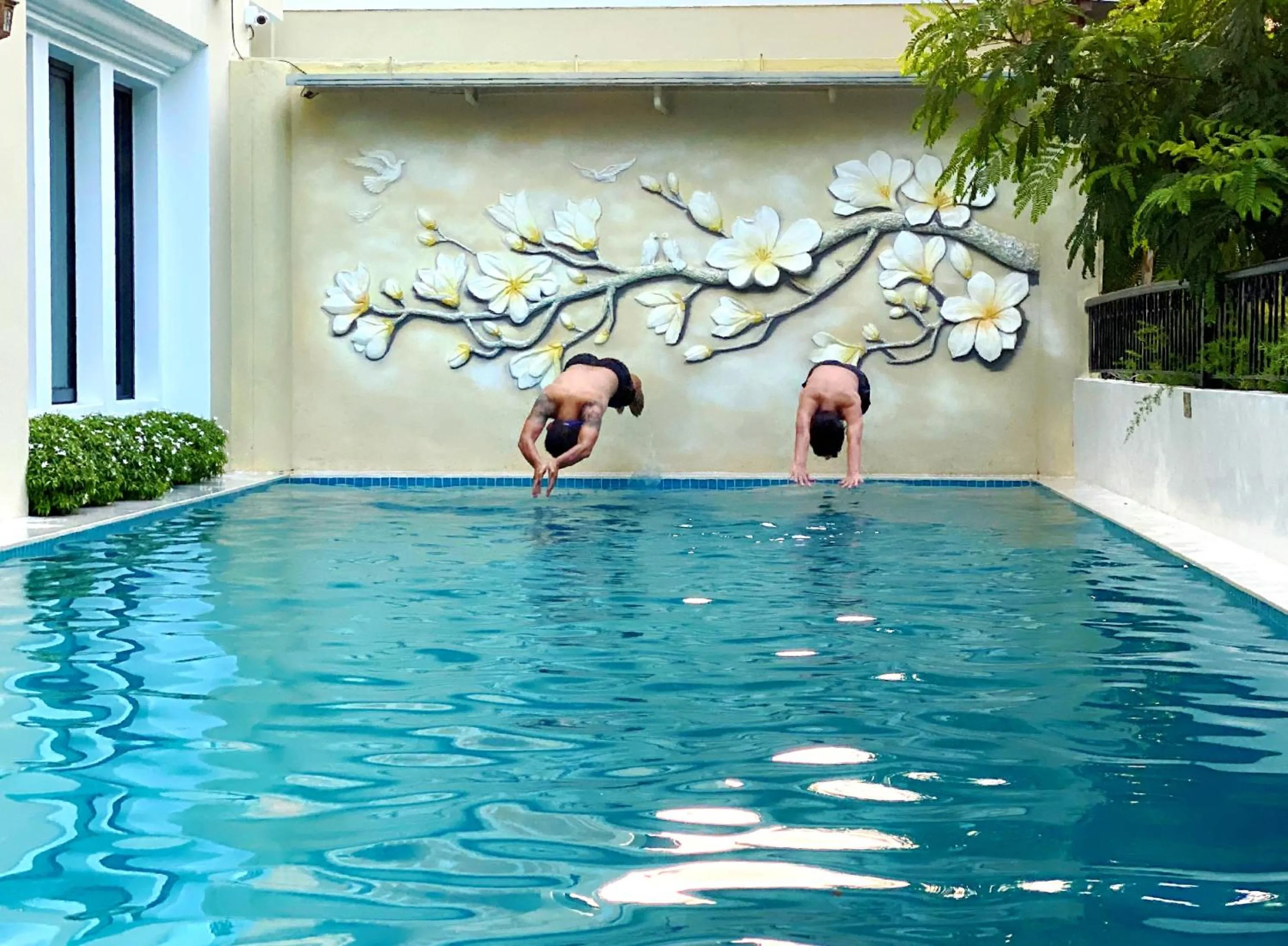 Swimming pool in KA VILLA - AN BANG BEACH, Free pick up 3 nights