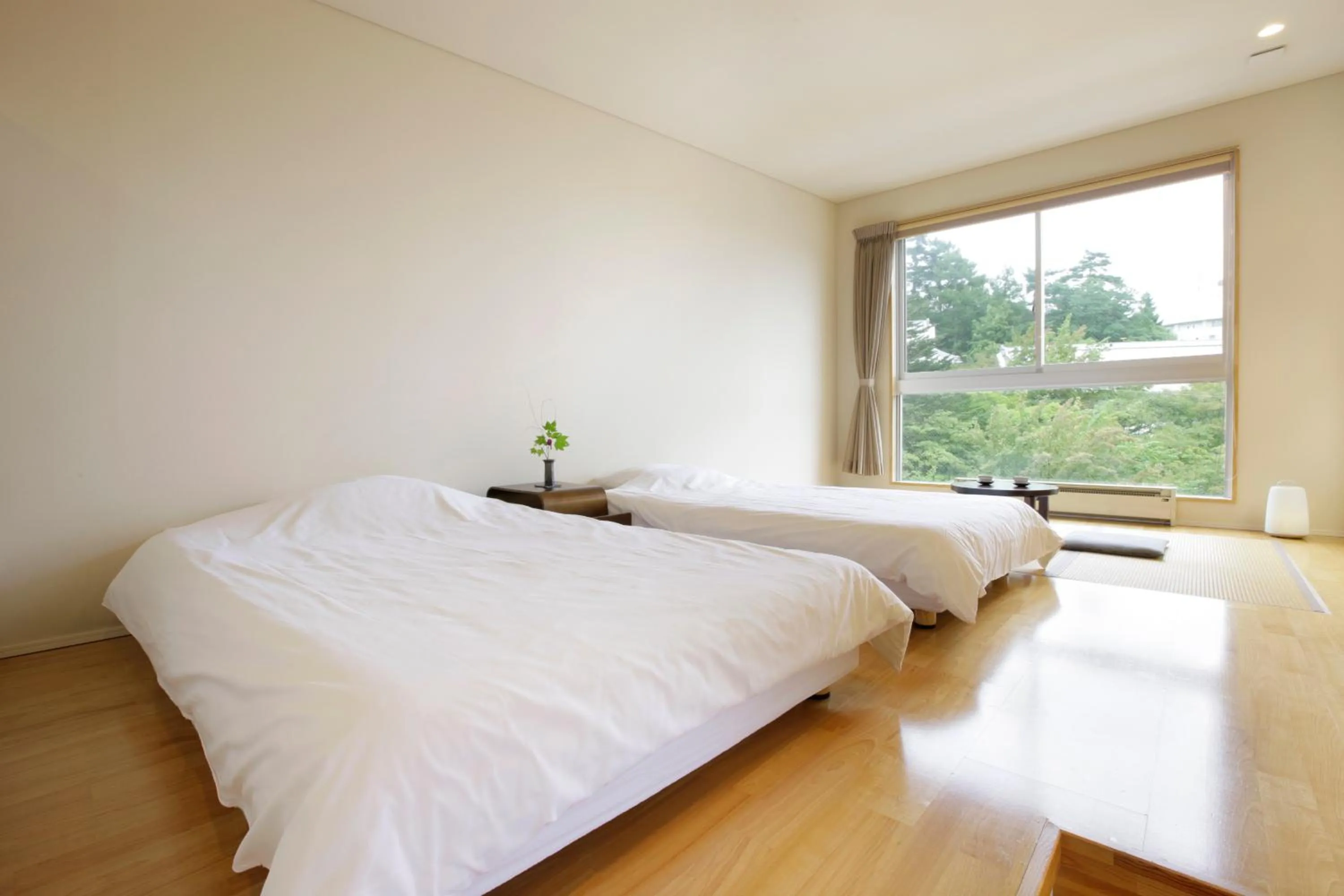 Bed in Kusatsu Hotel Bekkan Wata no Yu (Adult Only)