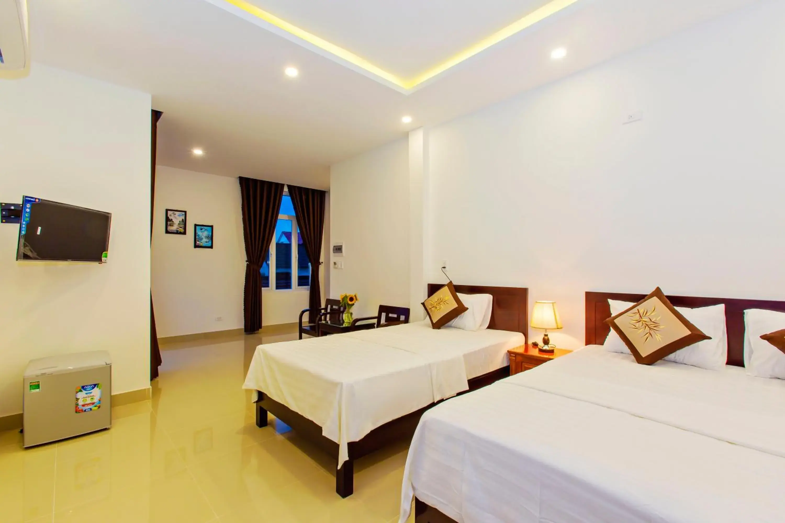 Deluxe Triple Room with Balcony and Garden View in Pebble Homestay Deluxe Triple Room with Balcony and Garden View in Pebble Homestay