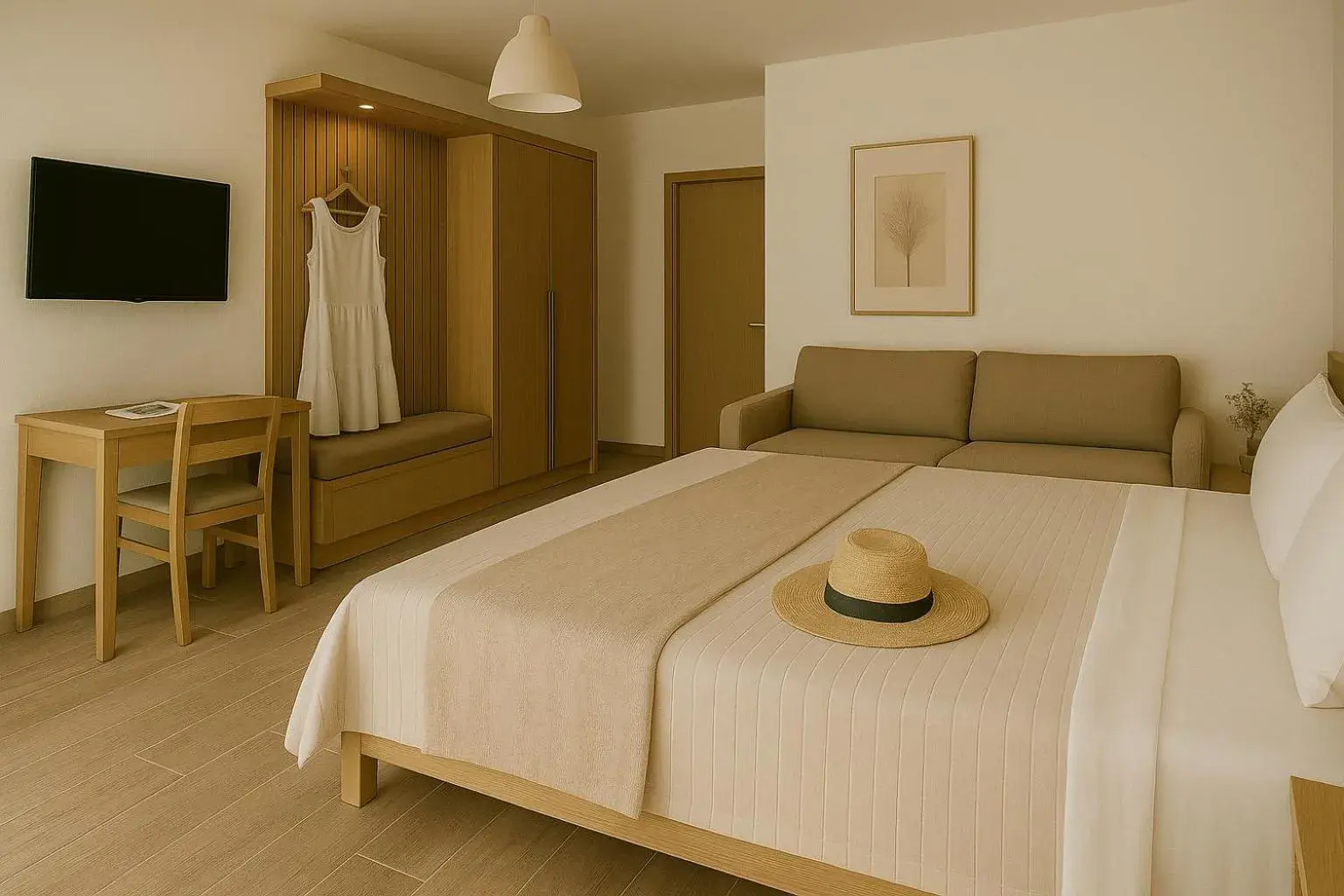 Photo of the whole room, Bed in Lofos Apartments Photo of the whole room, Bed in Lofos Apartments