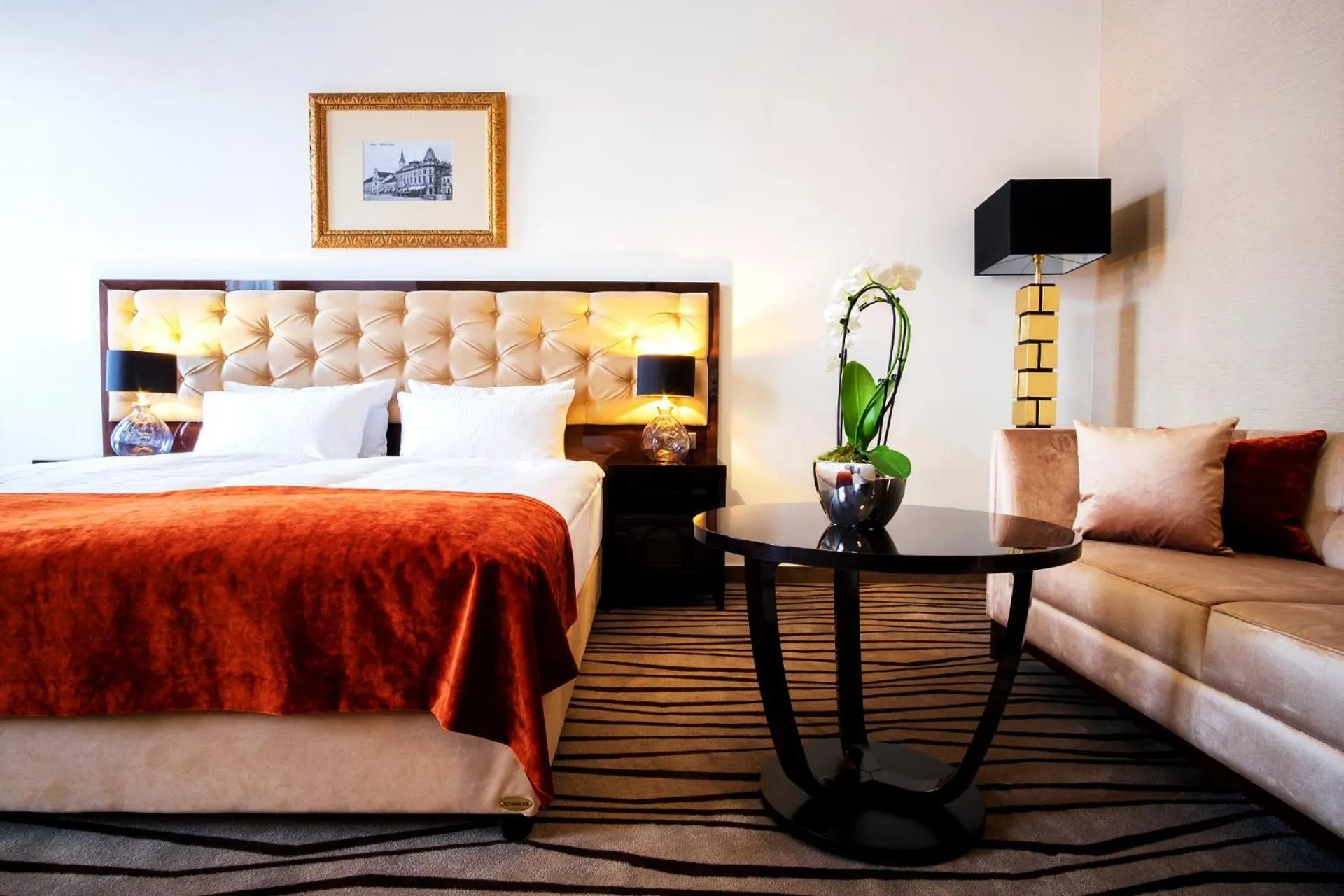 Bed in Boutique Hotel Slávia