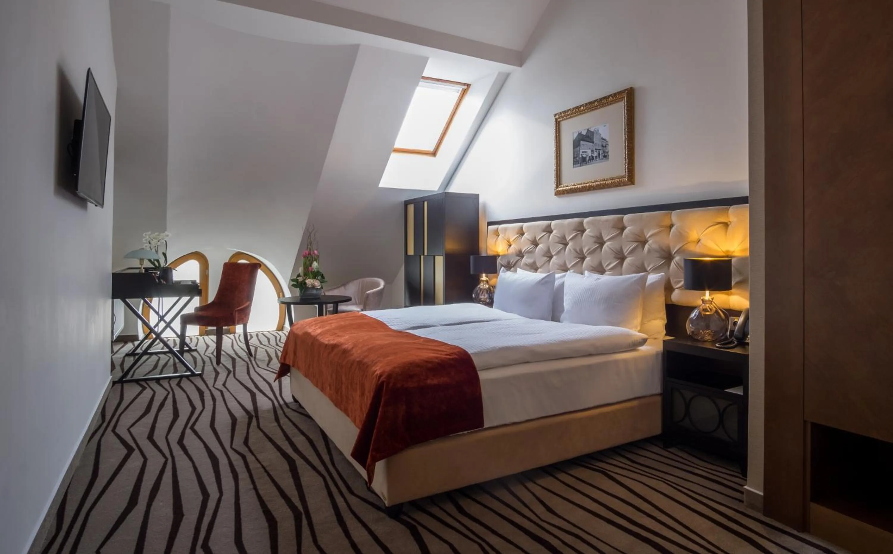 Bed in Boutique Hotel Slávia