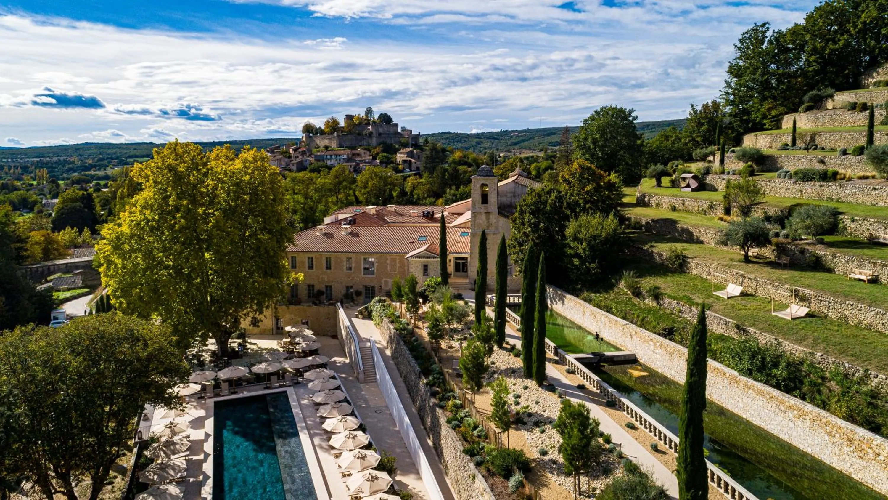 Bird's eye view in Le Couvent des Minimes, un Hôtel & Spa L'Occitane en Provence